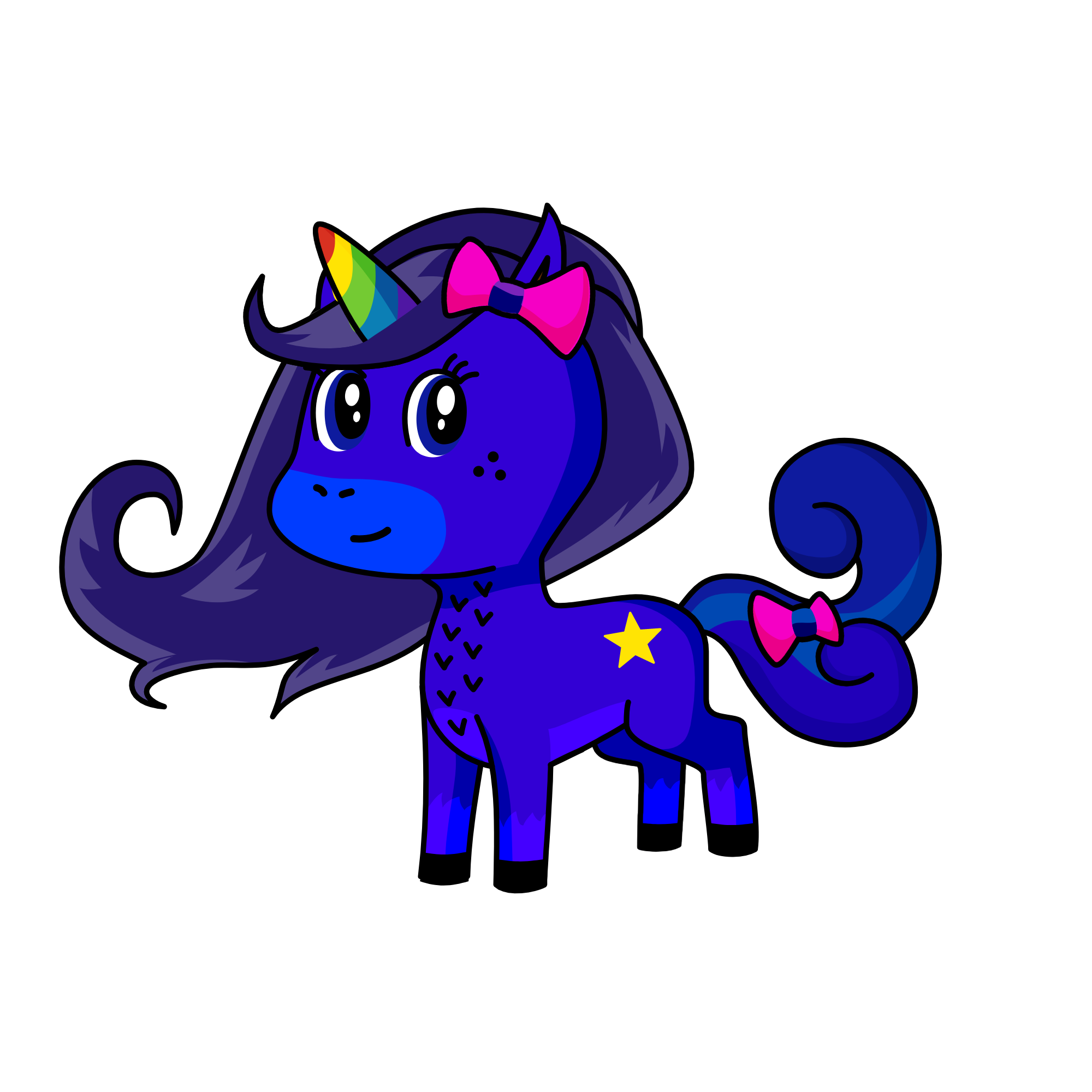 Midnight, the unicorn