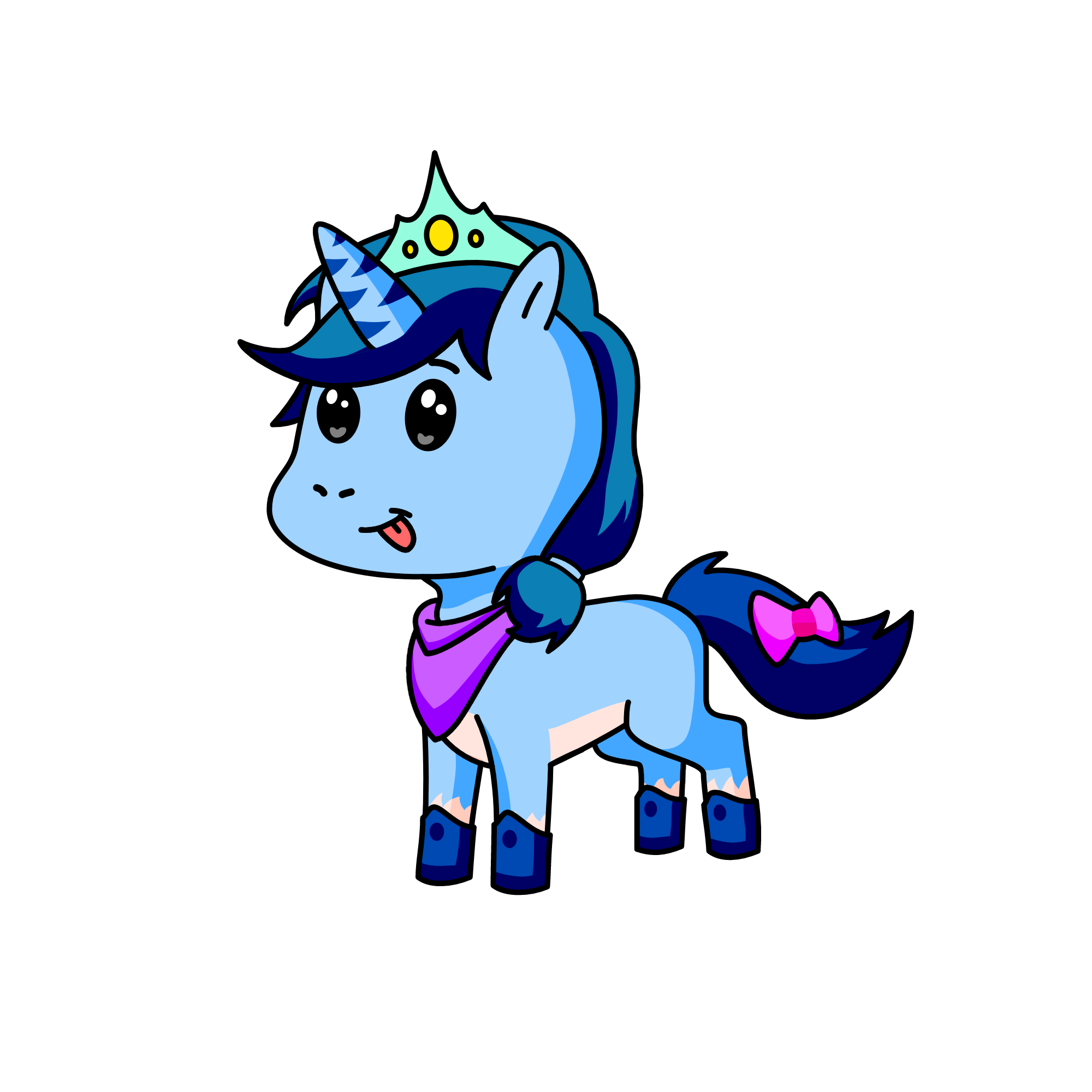 la reina de las nieves, the unicorn