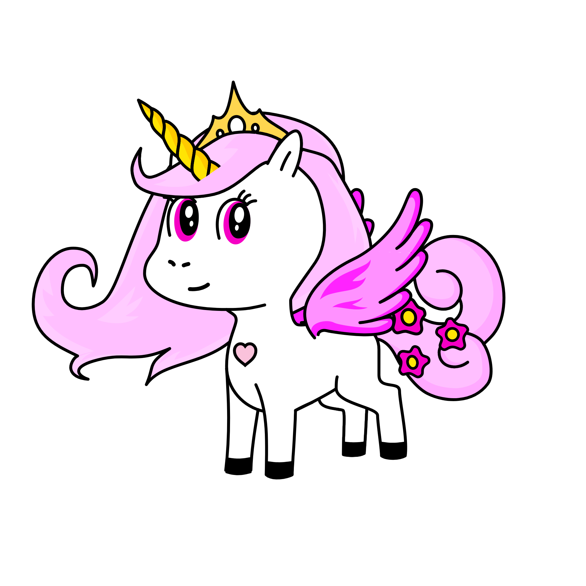 snow day, the unicorn
