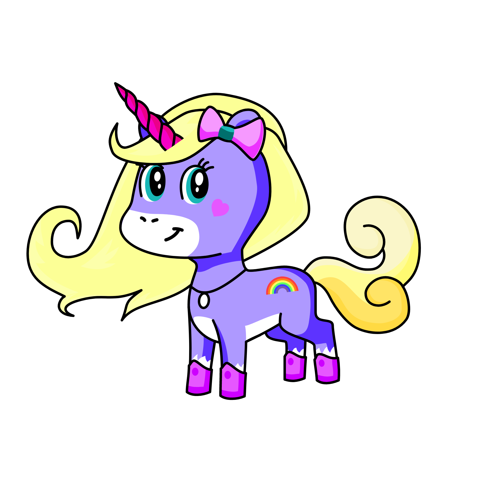 RAINBOW, the unicorn