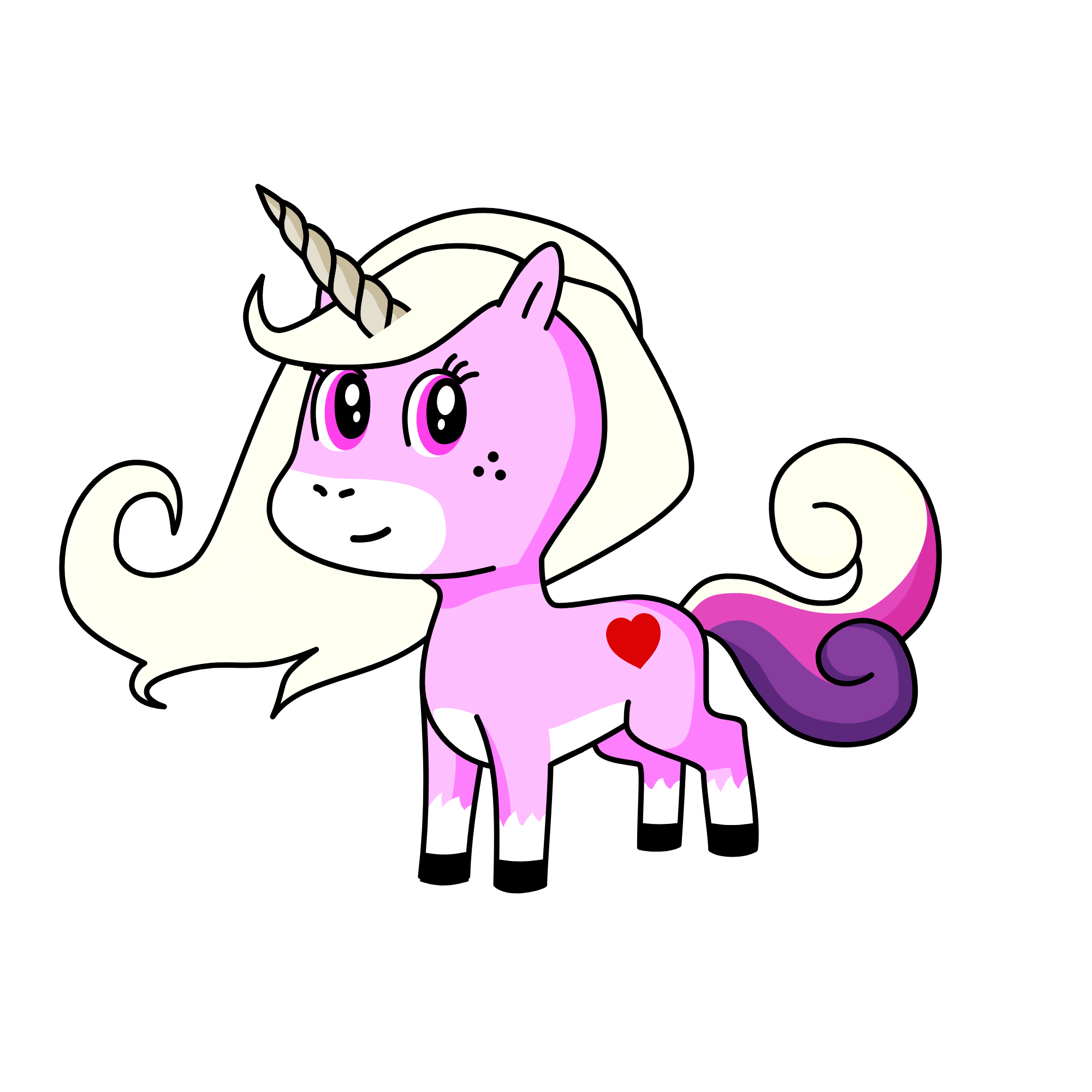 Snowla, the unicorn