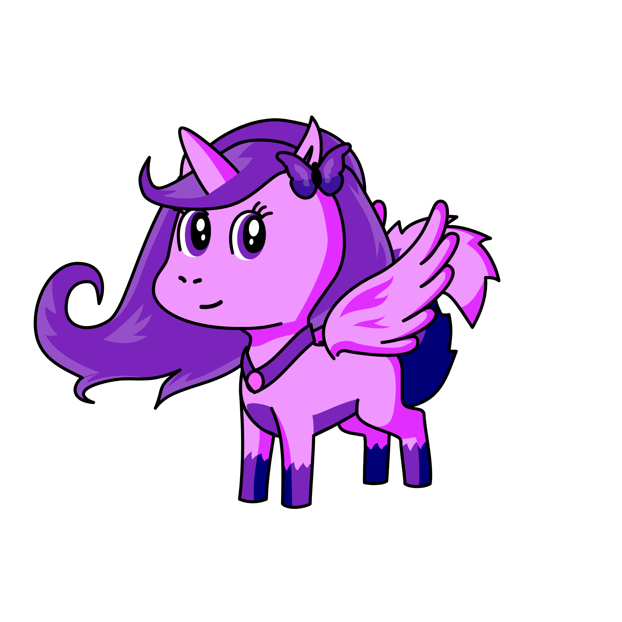 PINK, the unicorn