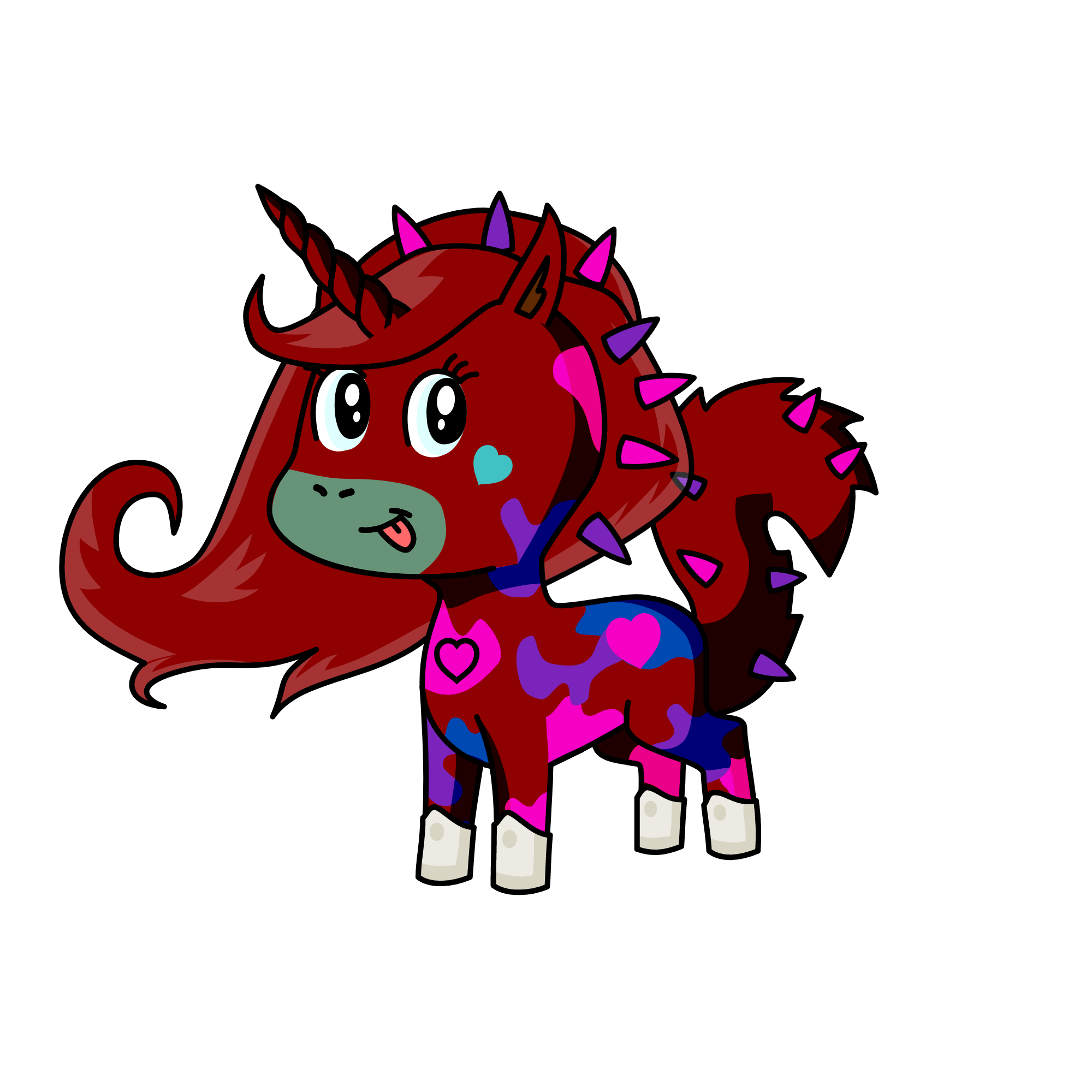BI QUEEN, the unicorn
