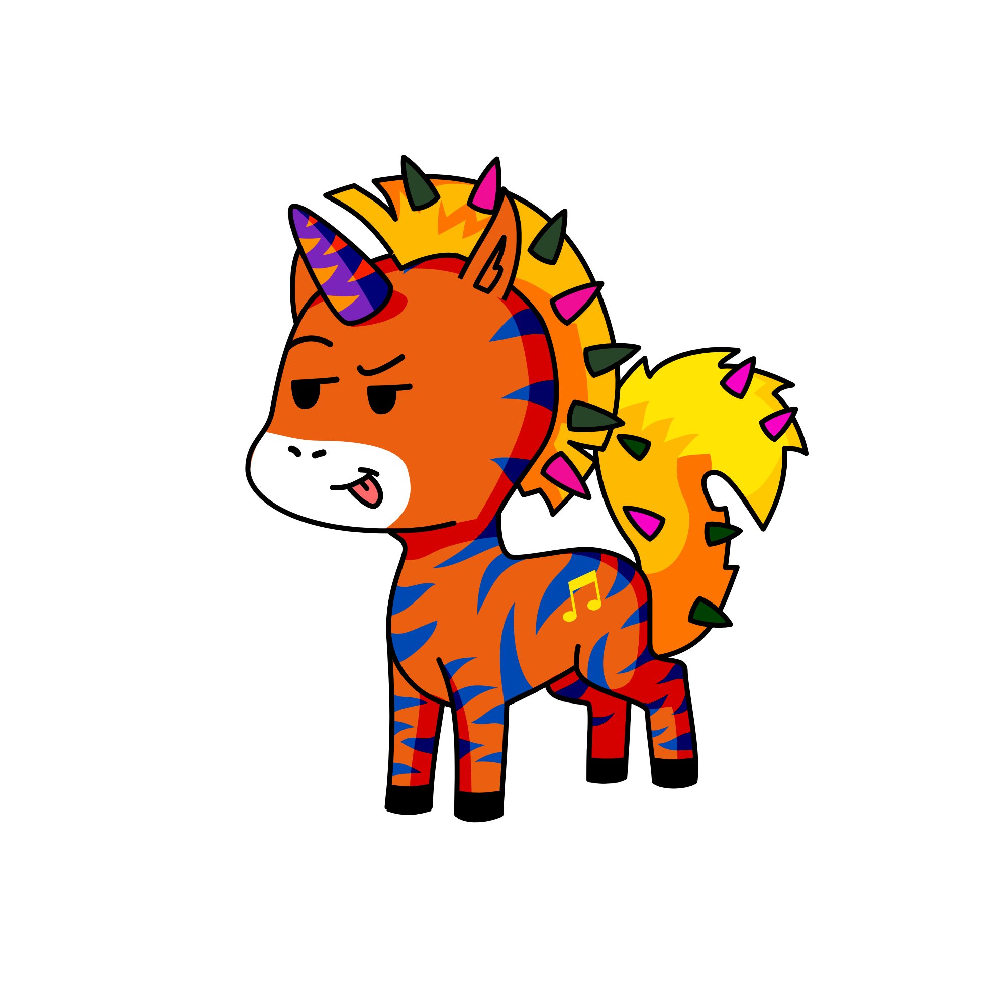 Spike, the unicorn