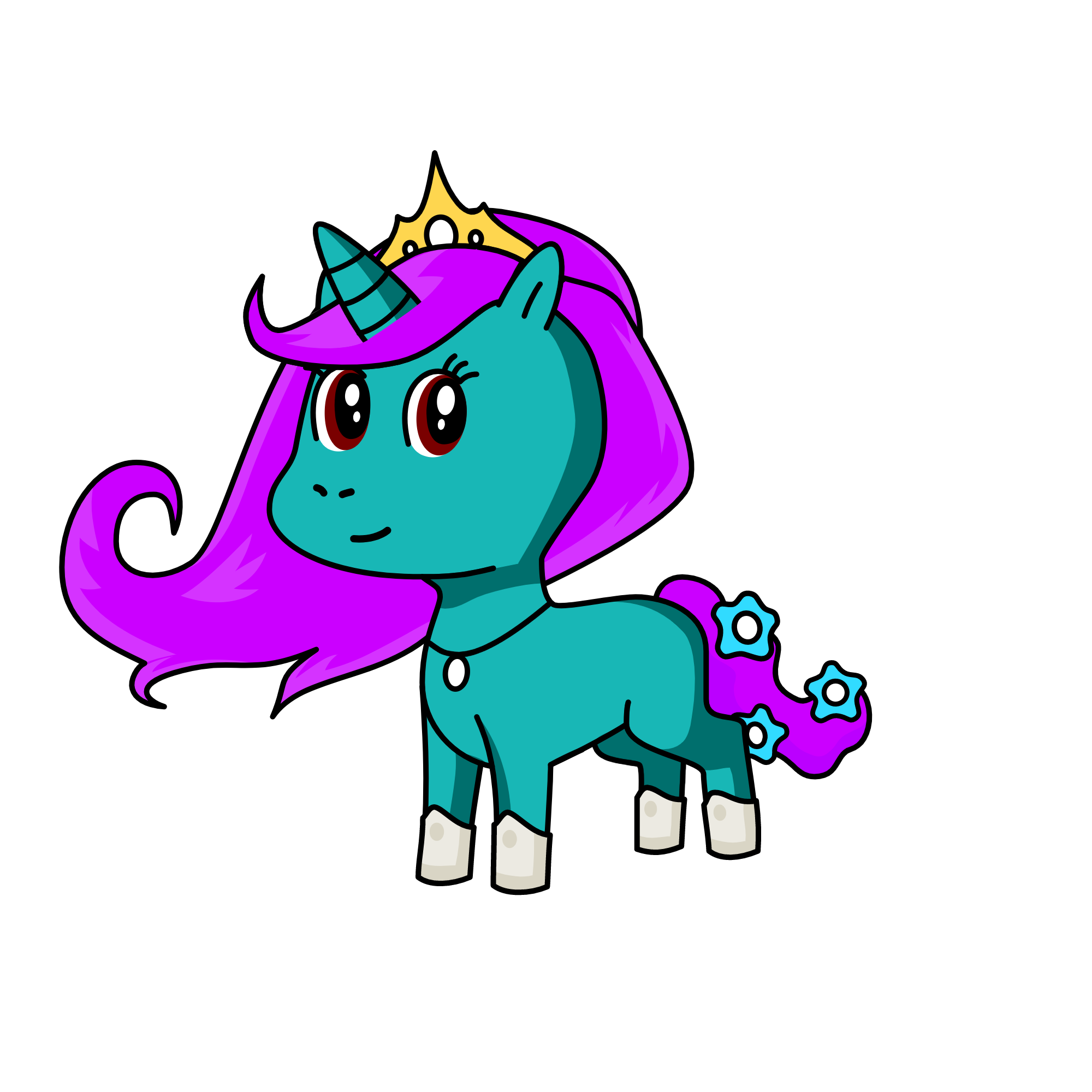 Queen of all boys and girls, the unicorn