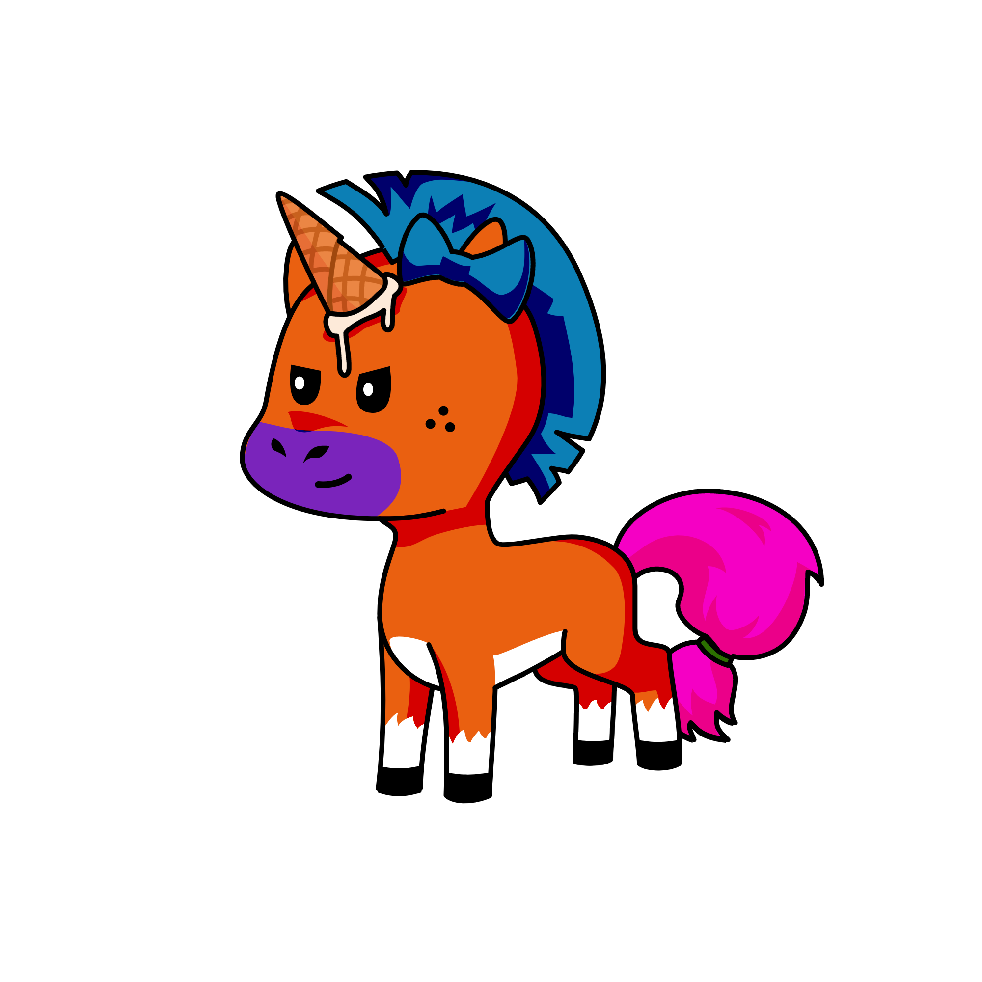 Hardcase, the unicorn