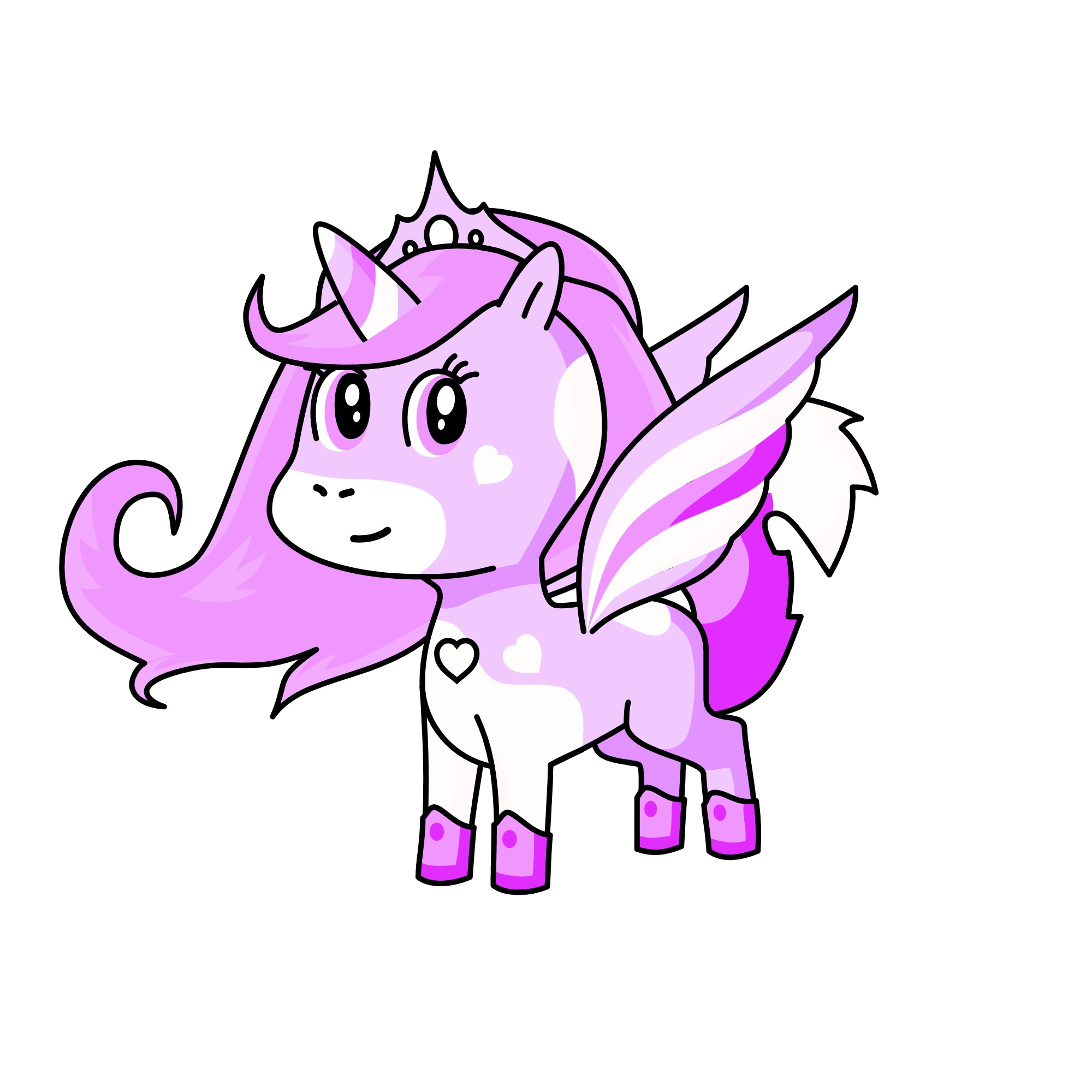 Cotton candy, the unicorn