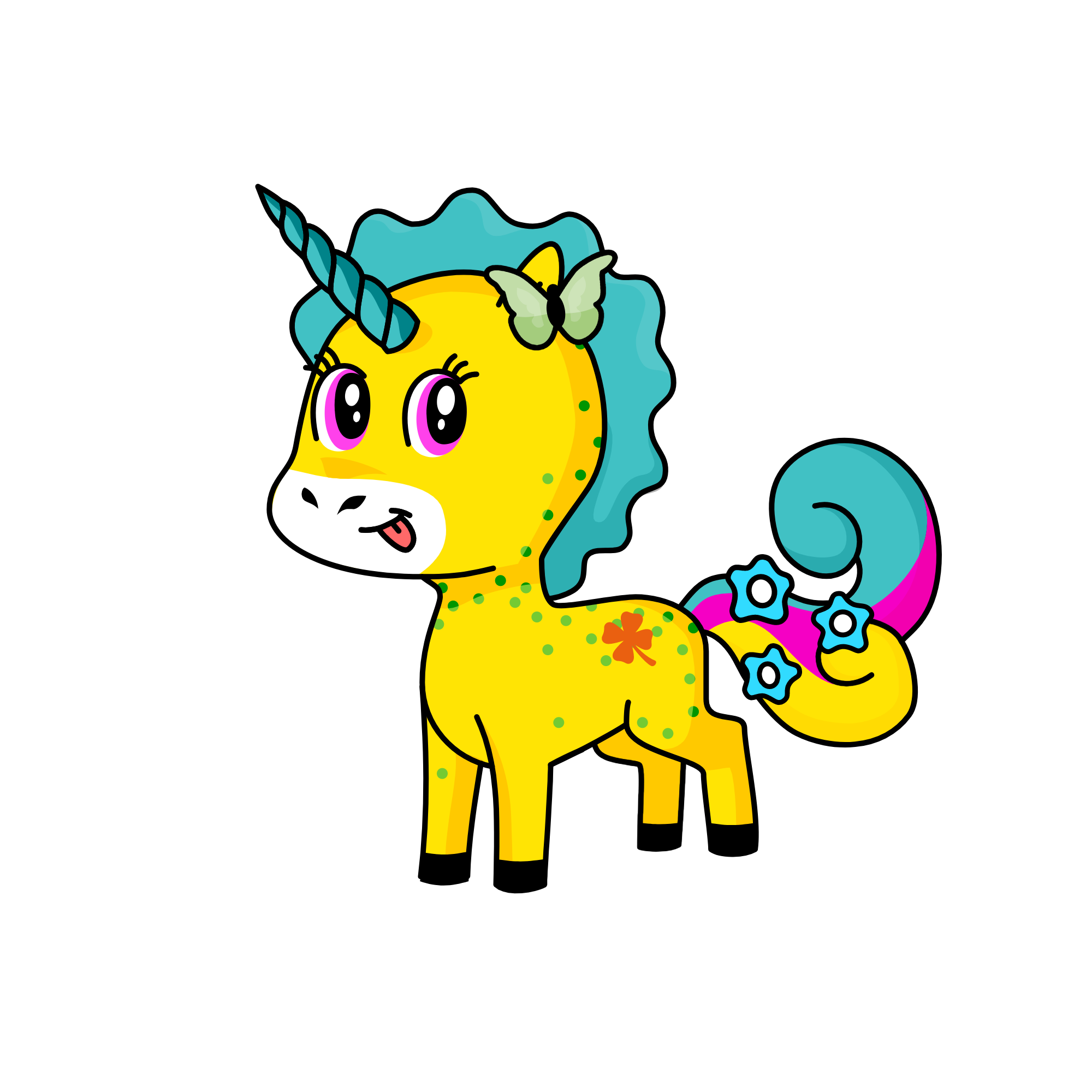 Happiness, the unicorn