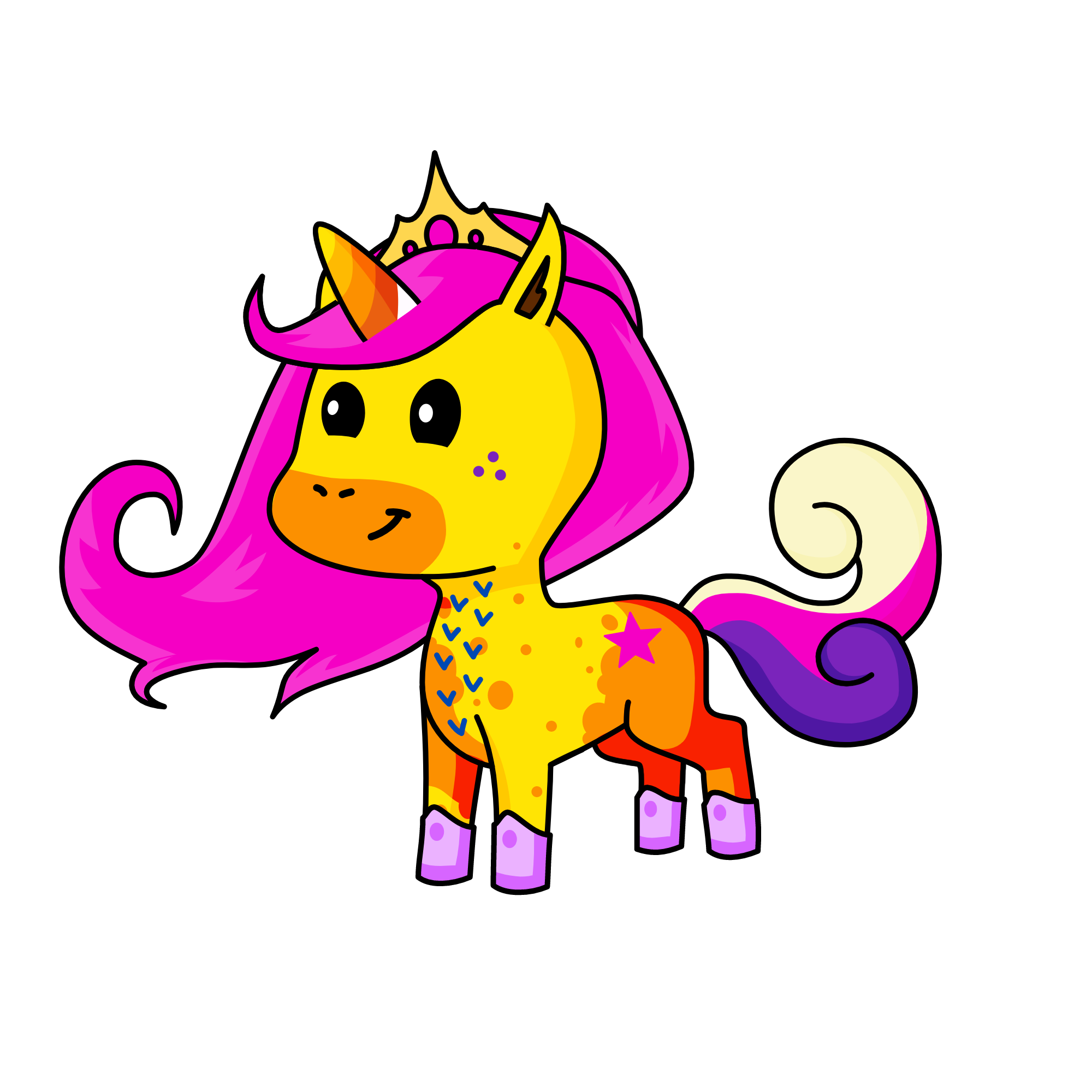 Princes Zumbi, the unicorn