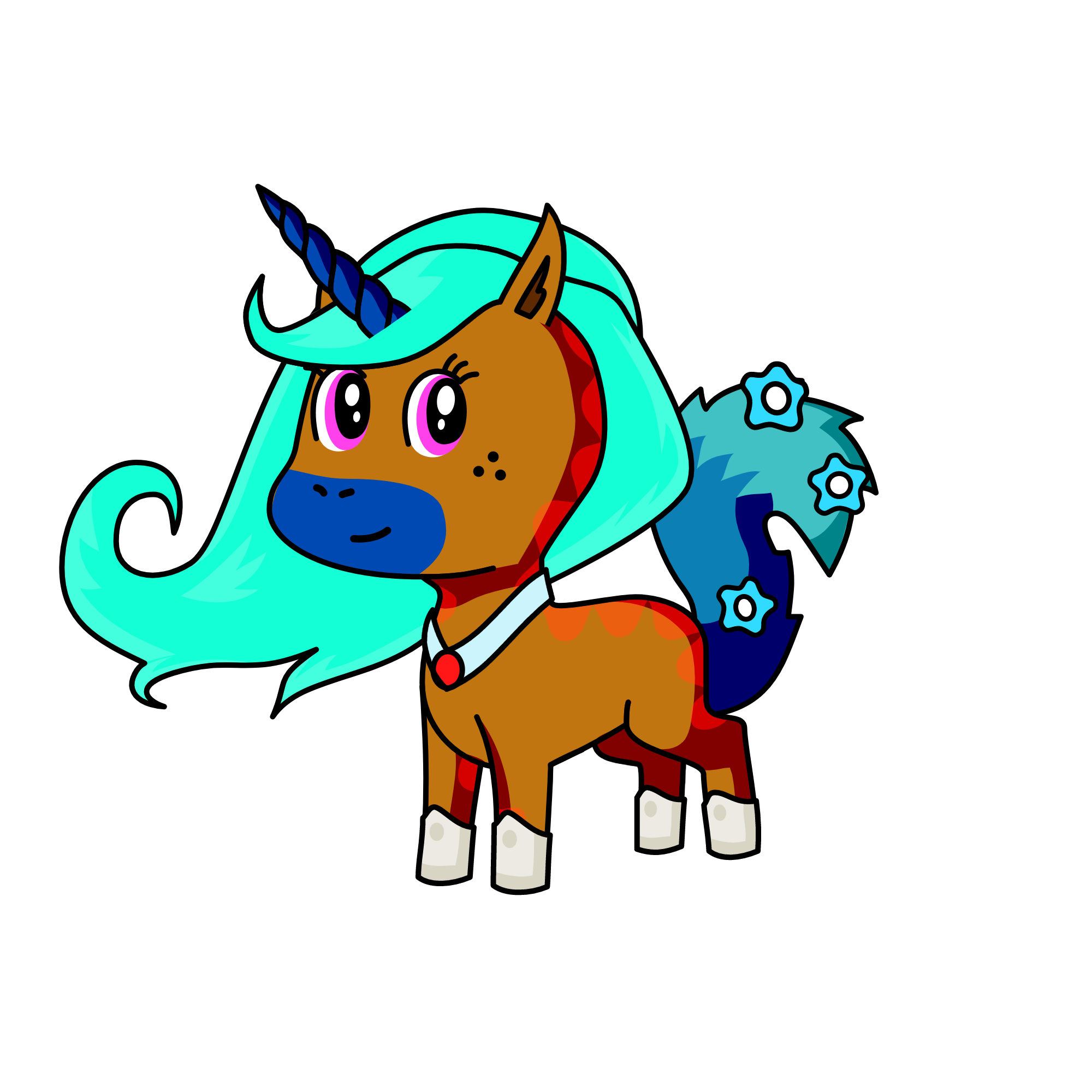 Queen Zumbi, the unicorn