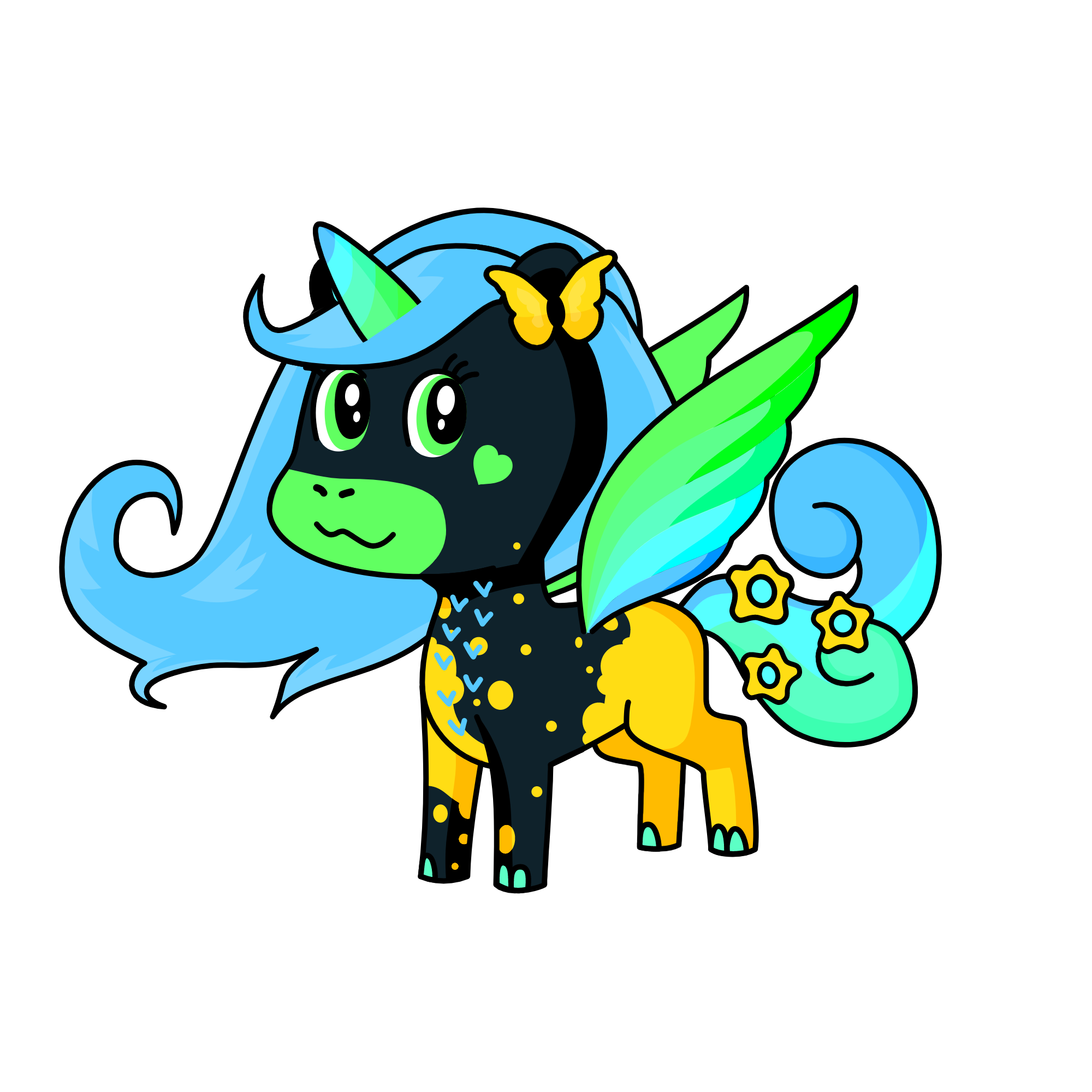 Shine, the unicorn