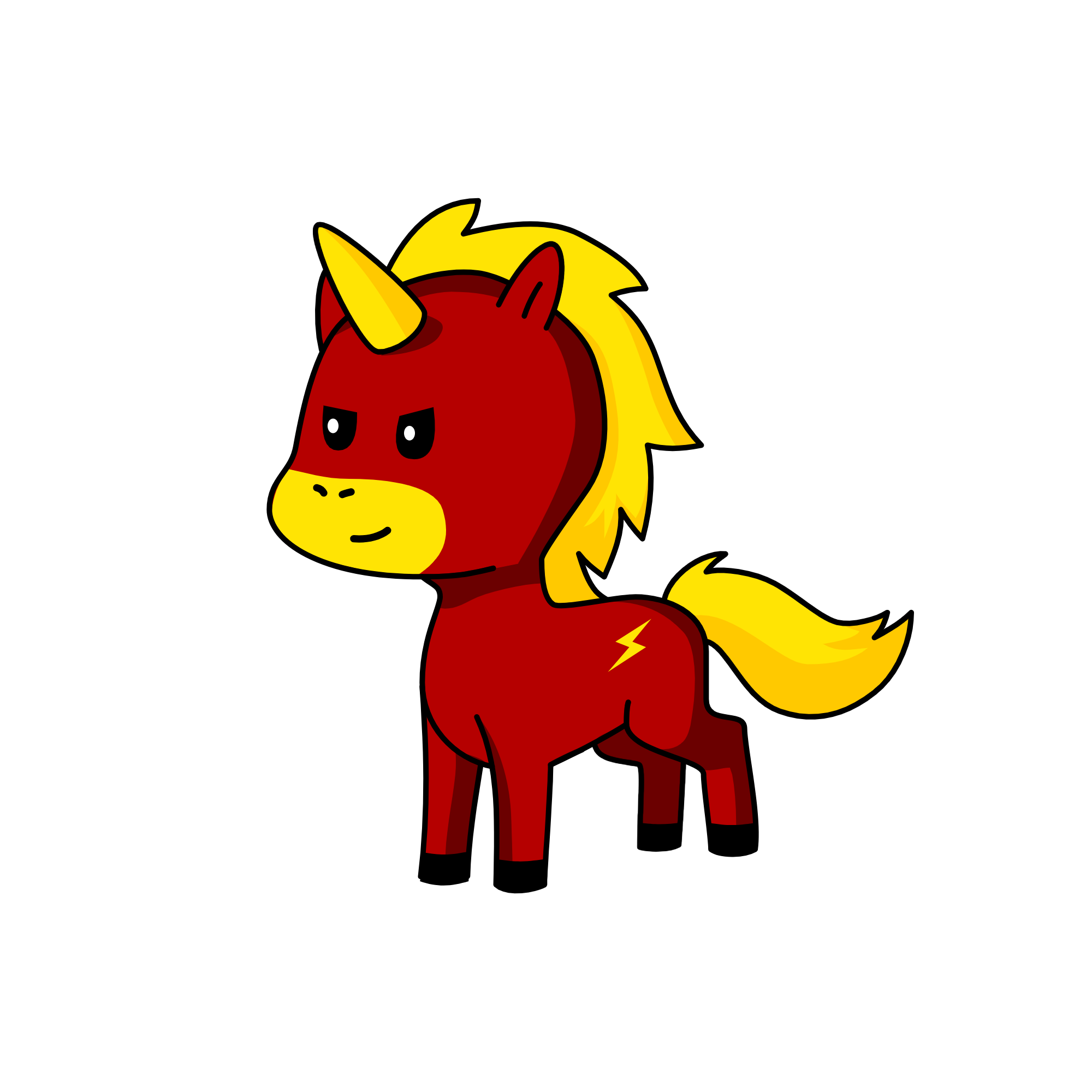 flash, the unicorn