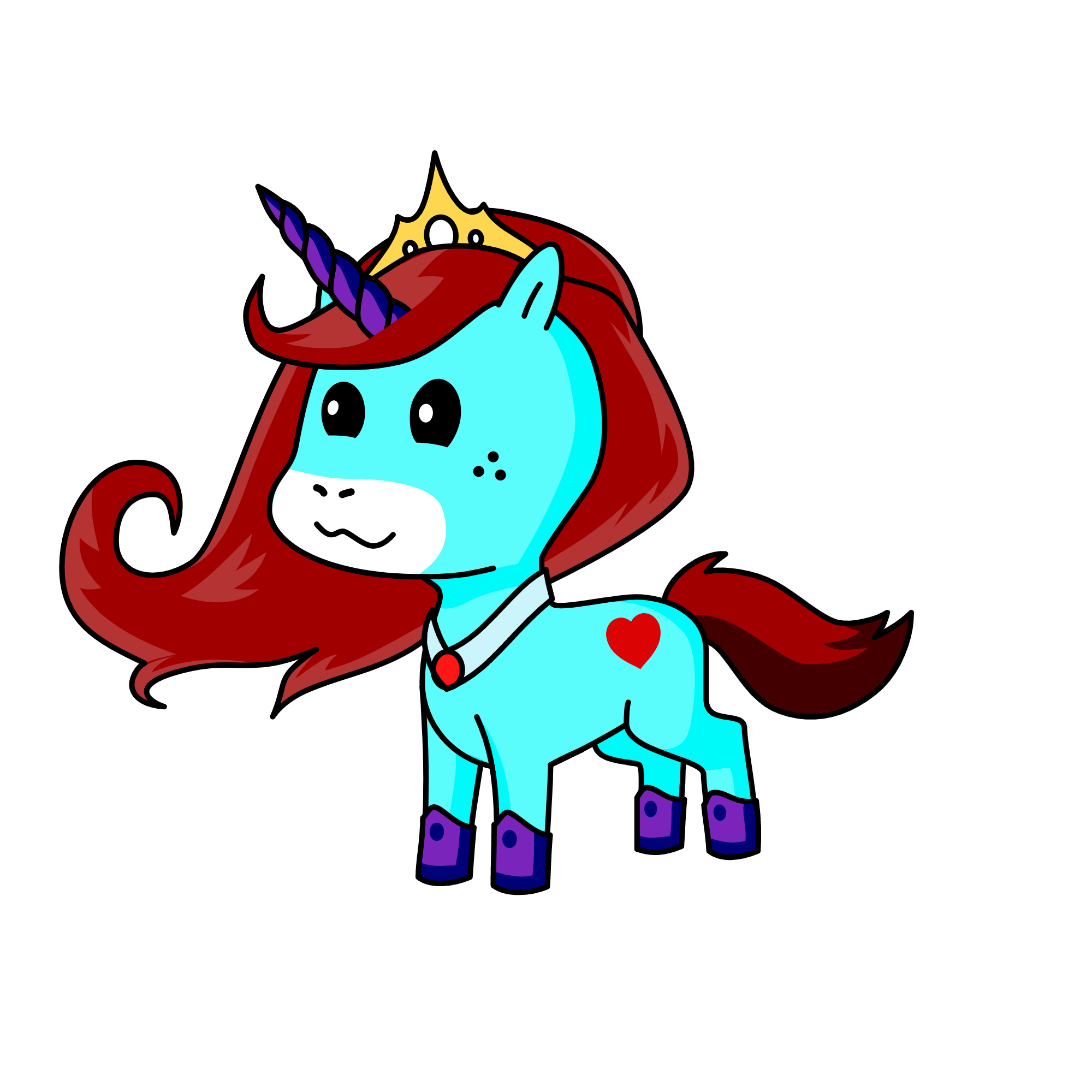 Princess Leah, the unicorn