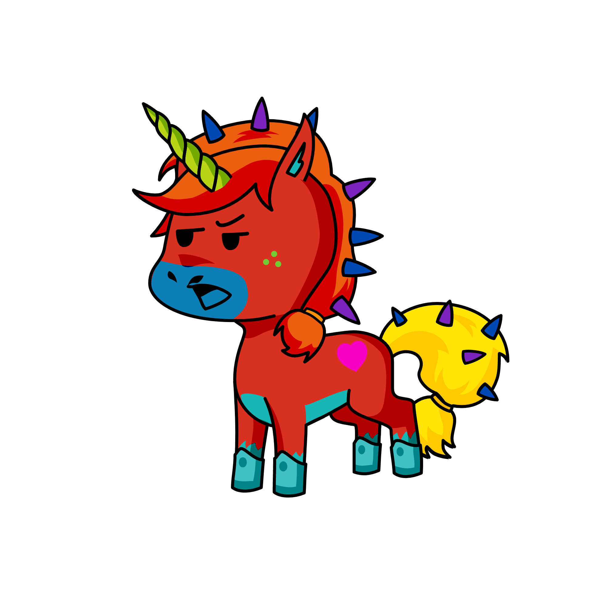 RAINBOW ORDER, the unicorn