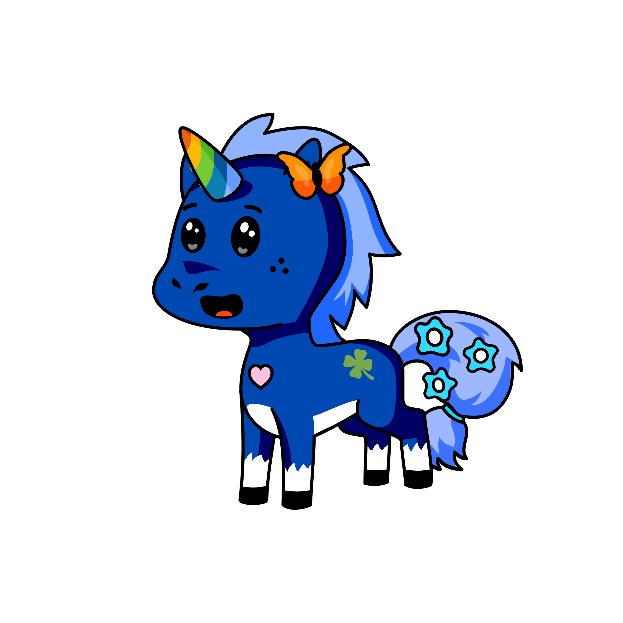 Alexa the water unicorn, the unicorn