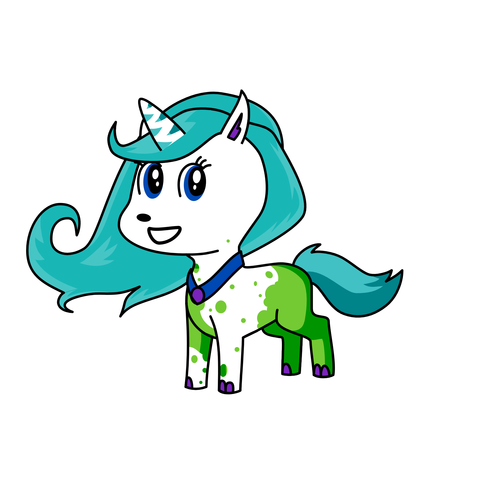 Warrior Princess, the unicorn