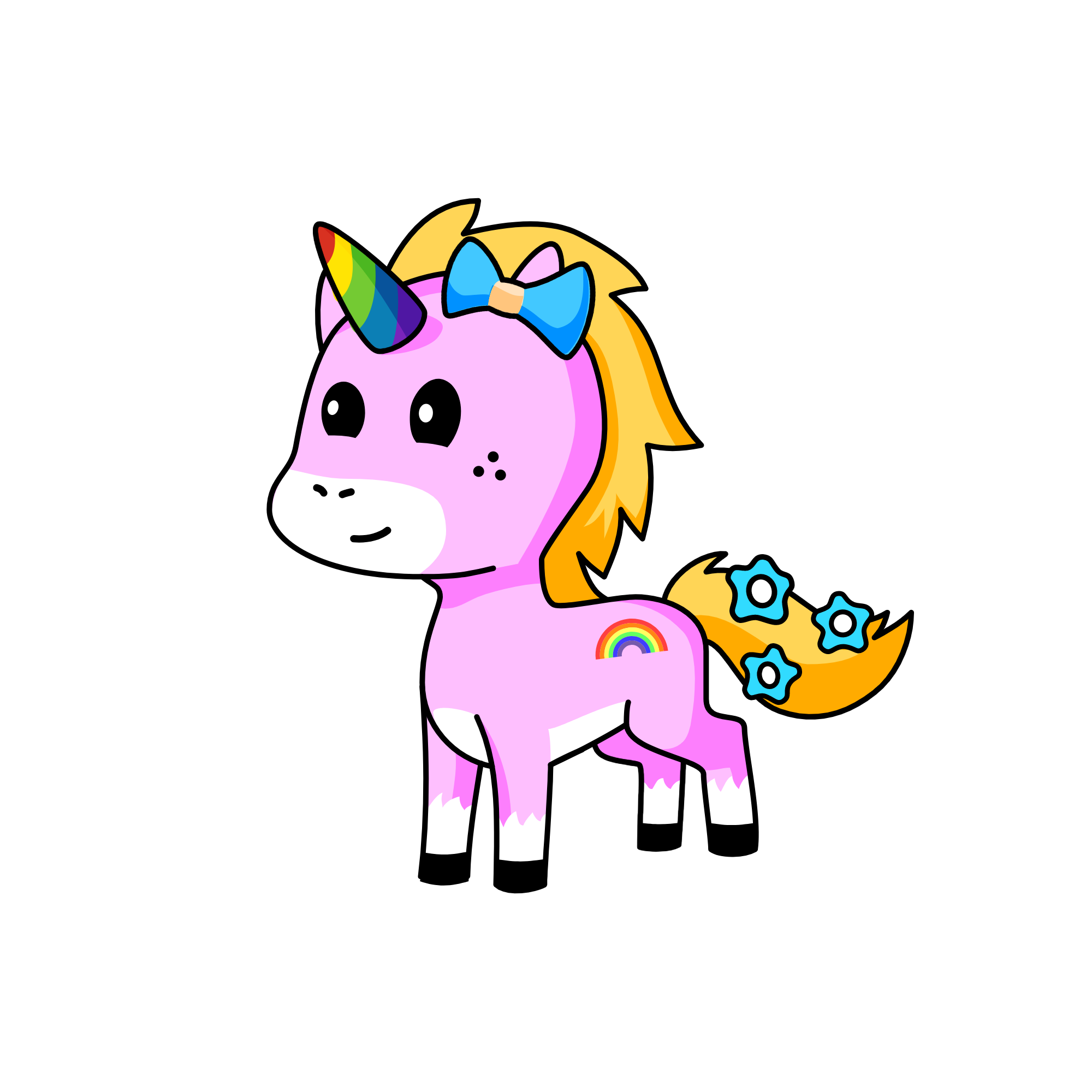 rainbowgiltterqweenyasgirl, the unicorn