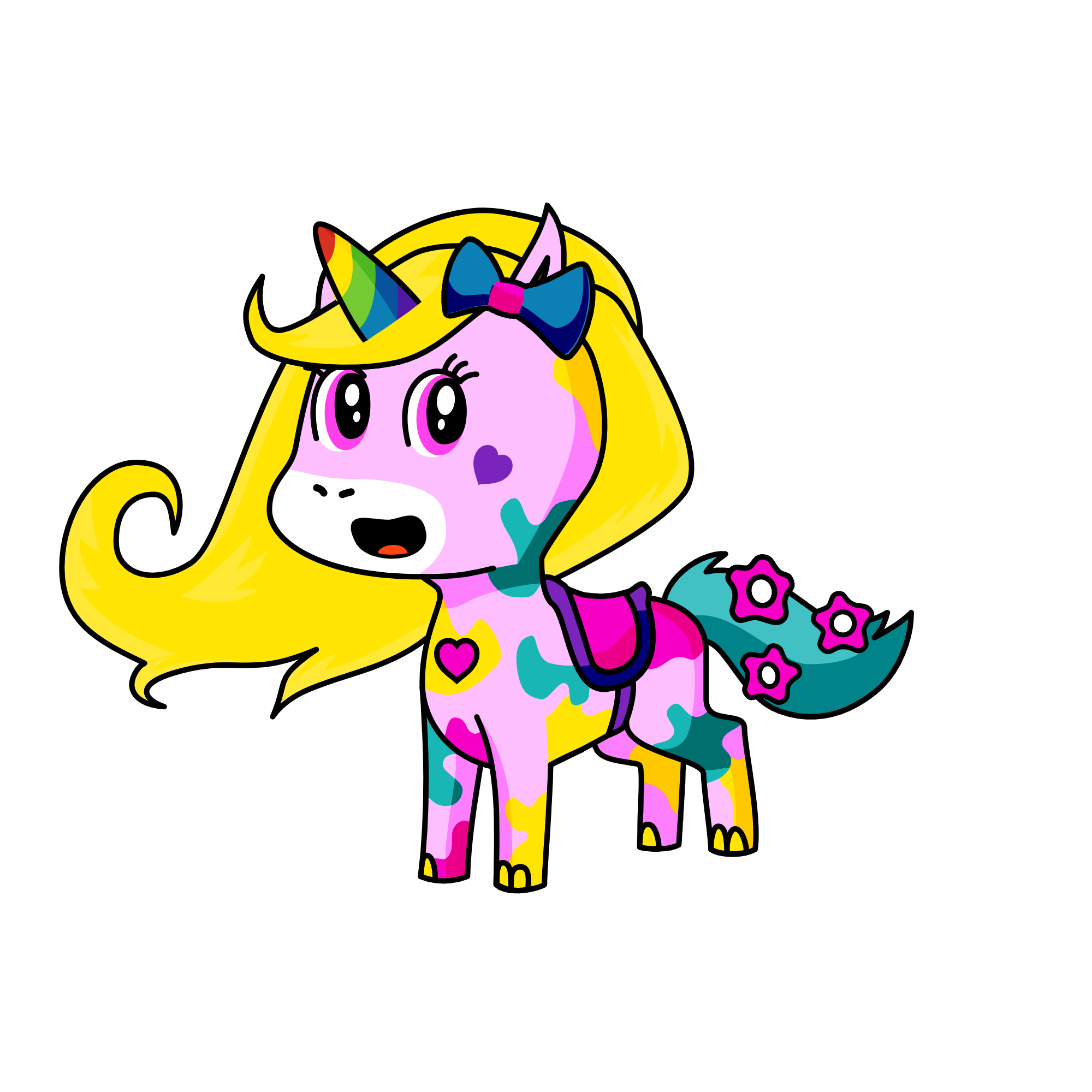 candy, the unicorn