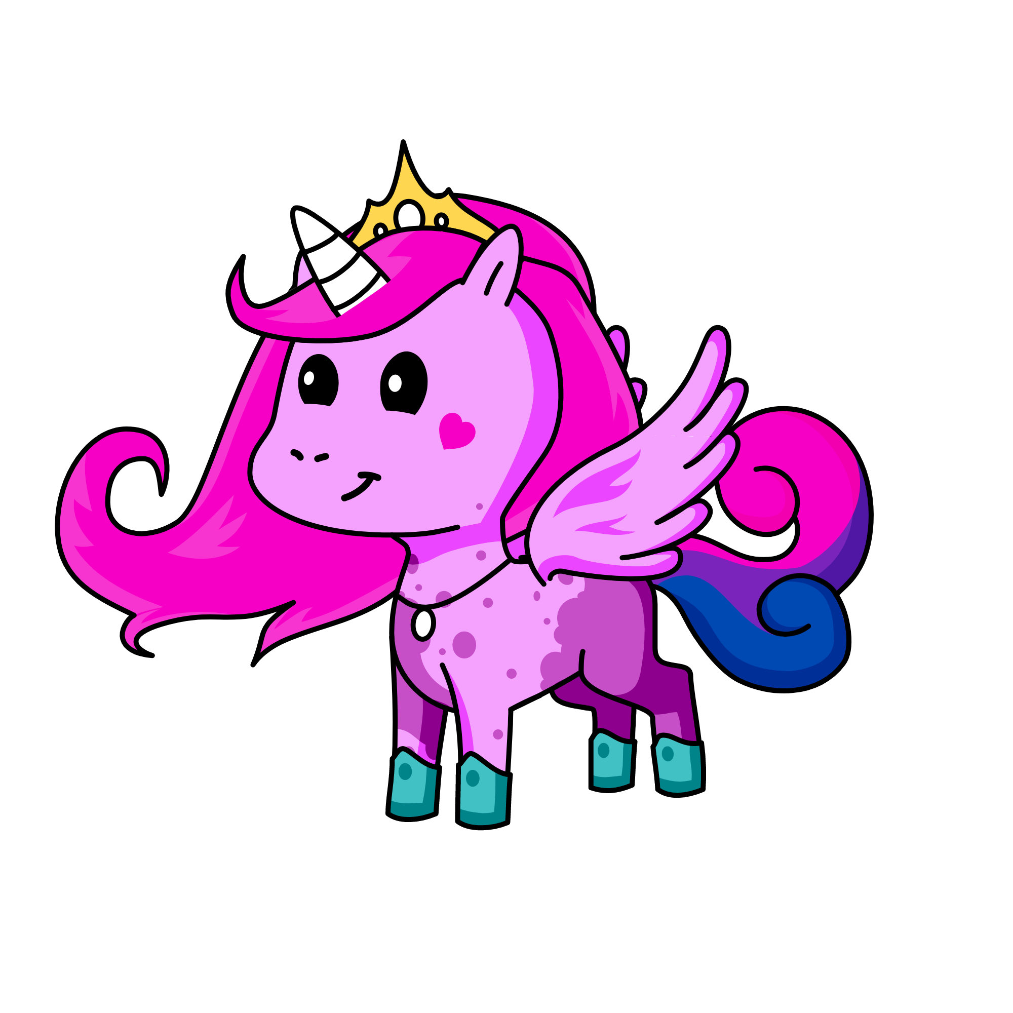 Princess Pinky, the unicorn