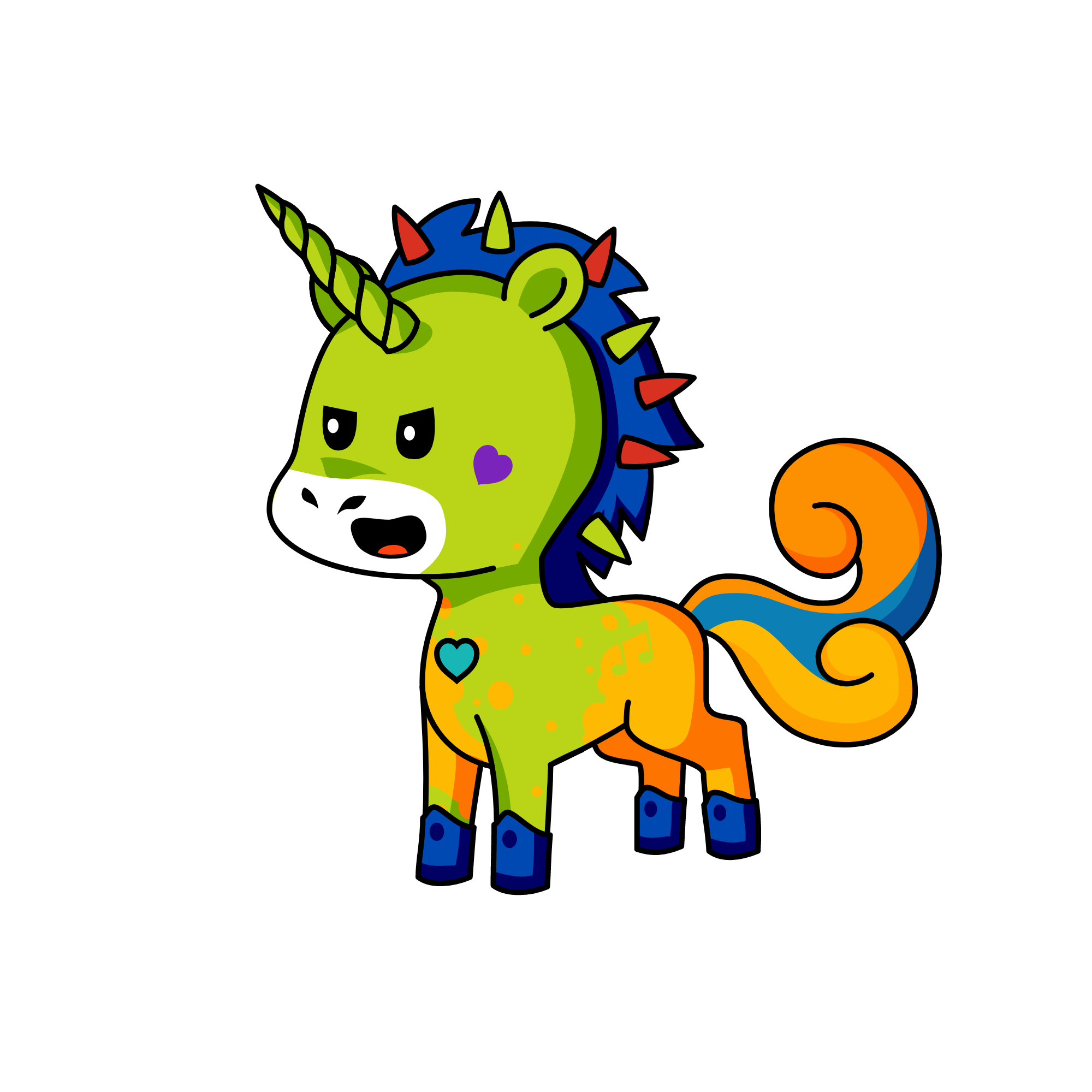 a, the unicorn