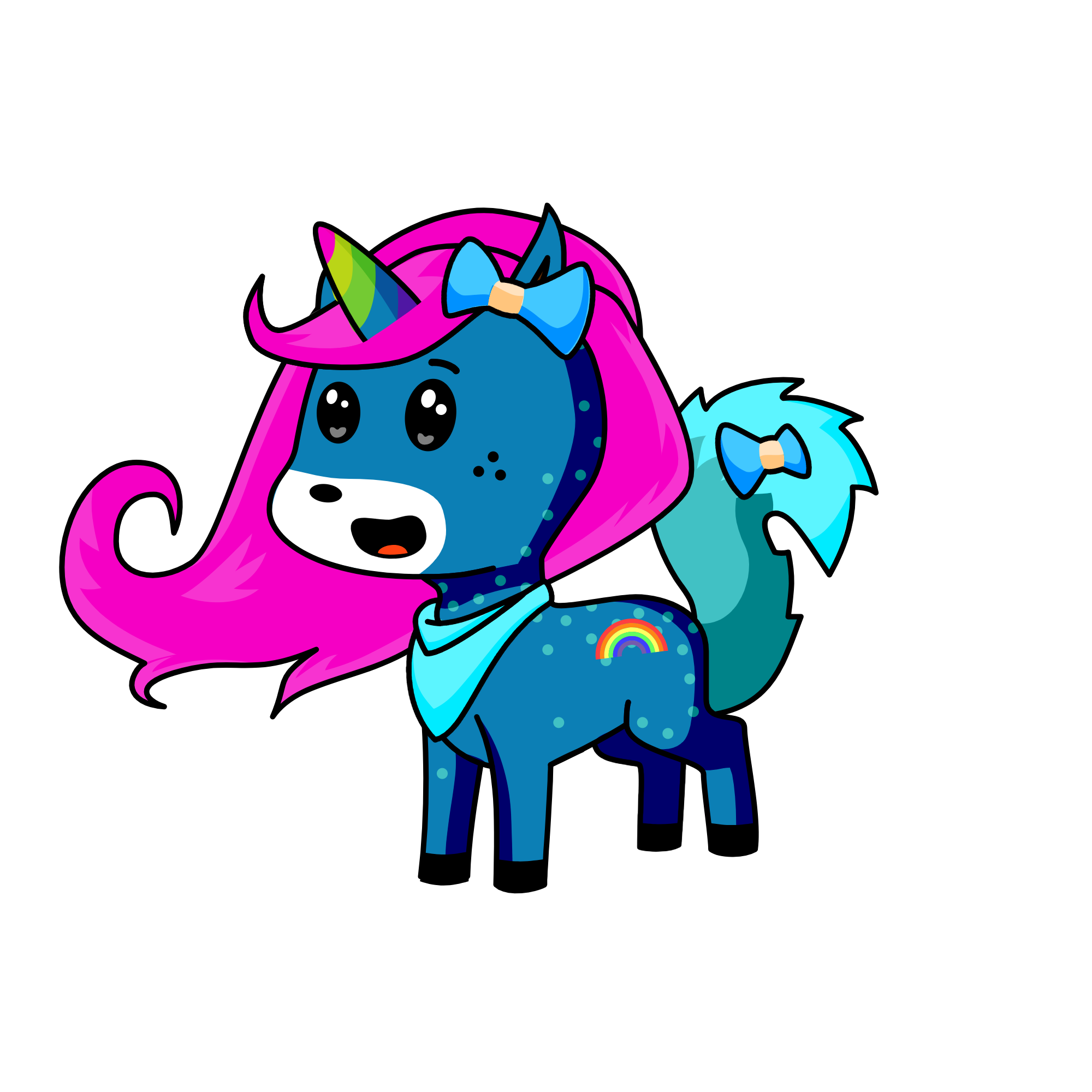 sky nigth, the unicorn