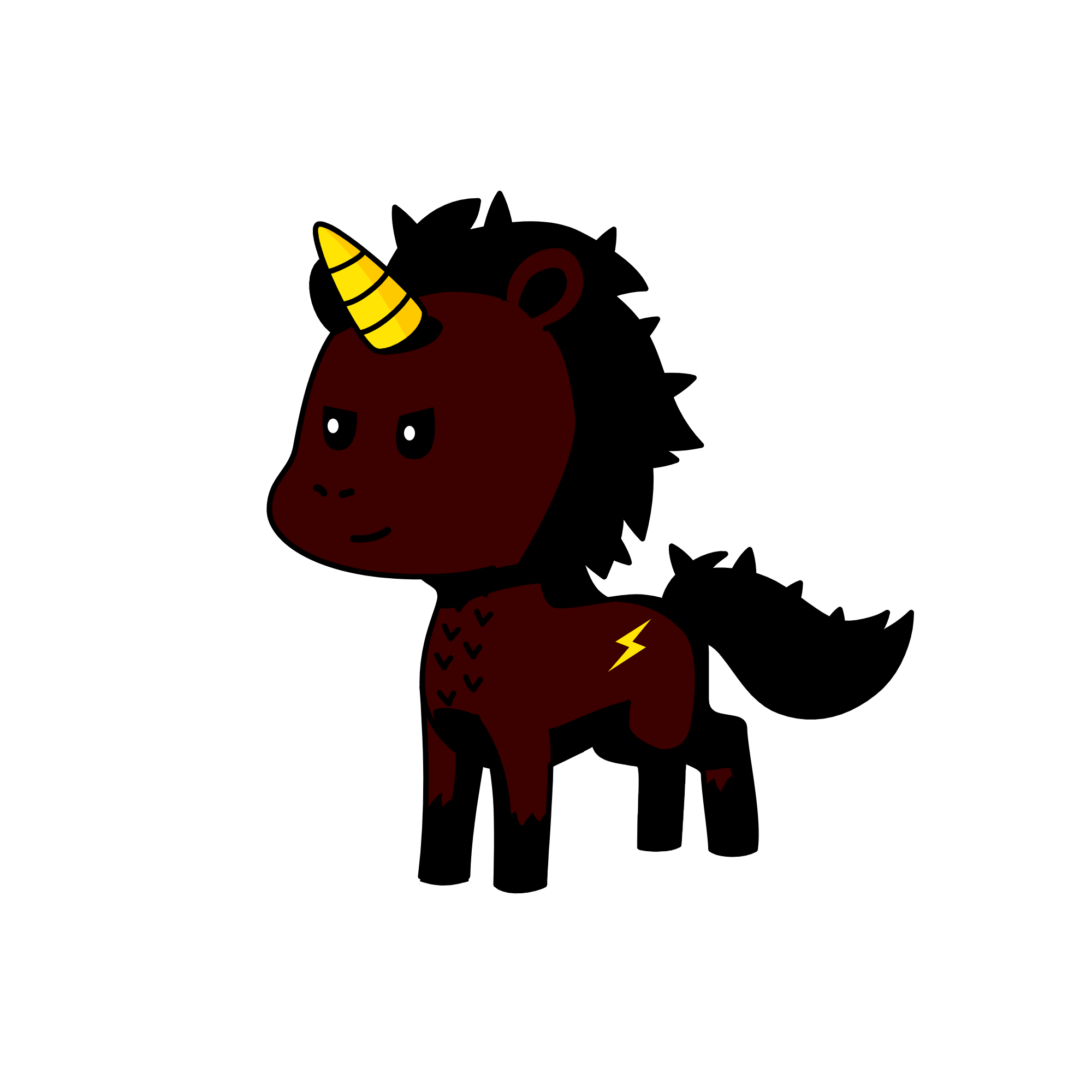 dark, the unicorn
