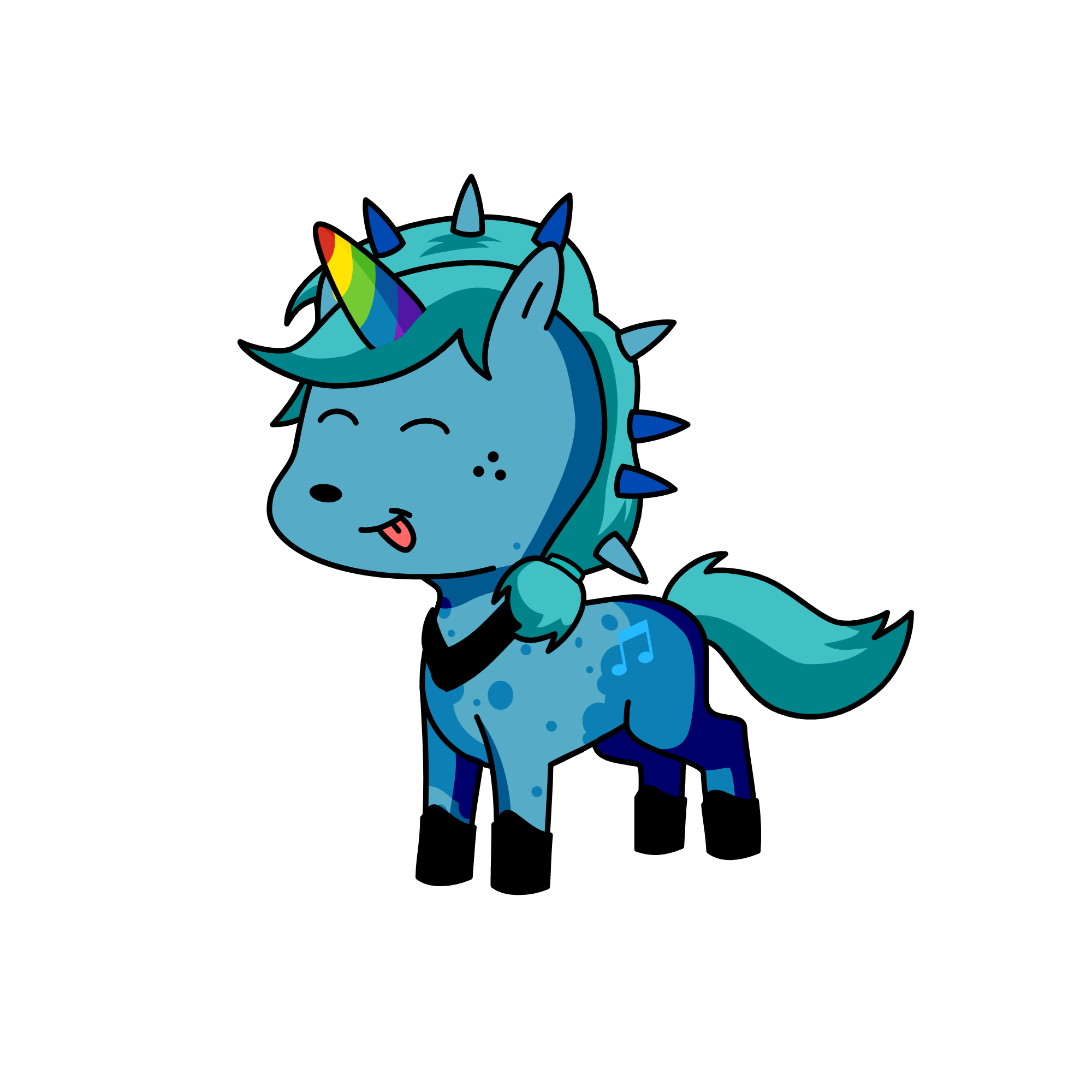 (´・ω・`), the unicorn