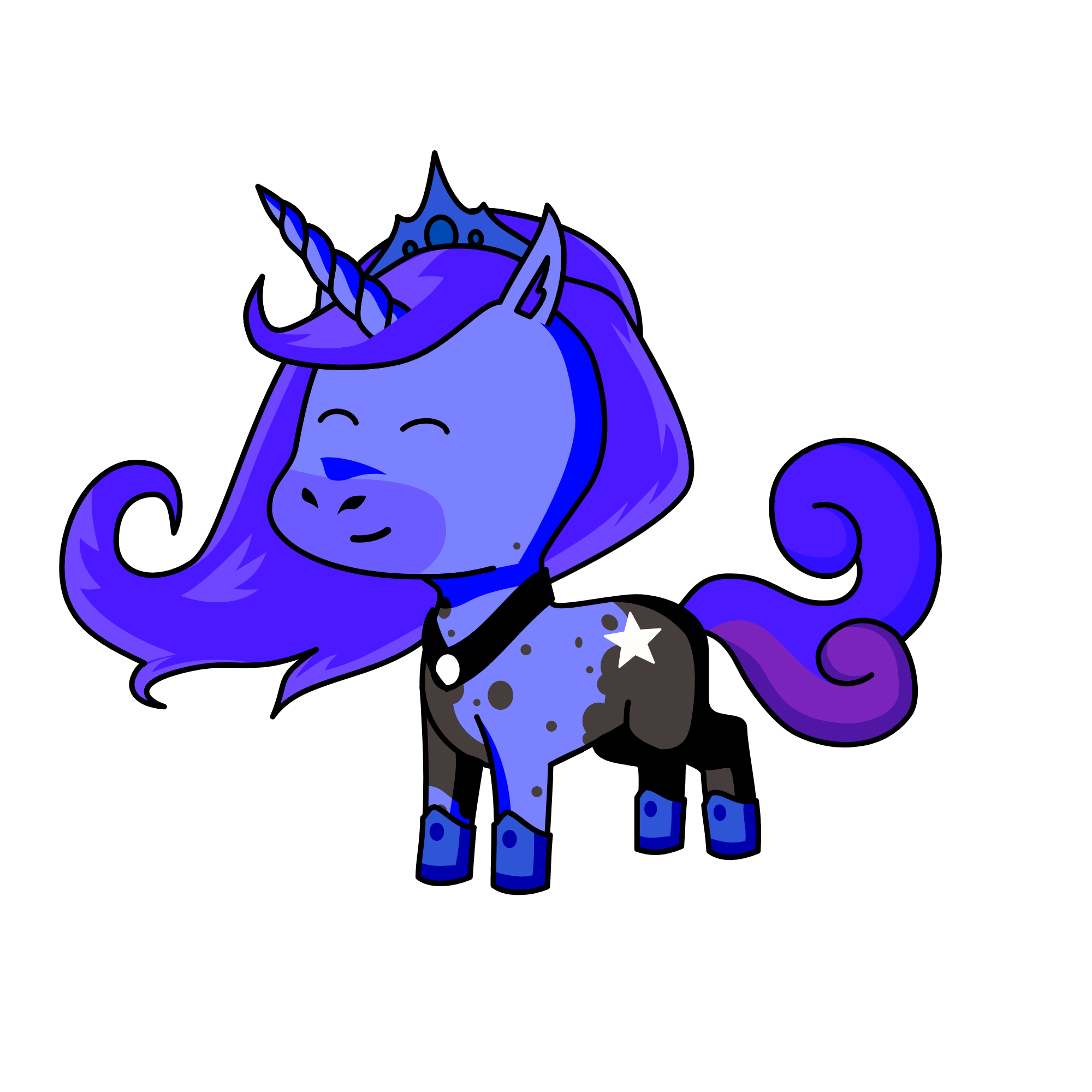 Princess Luna, the unicorn