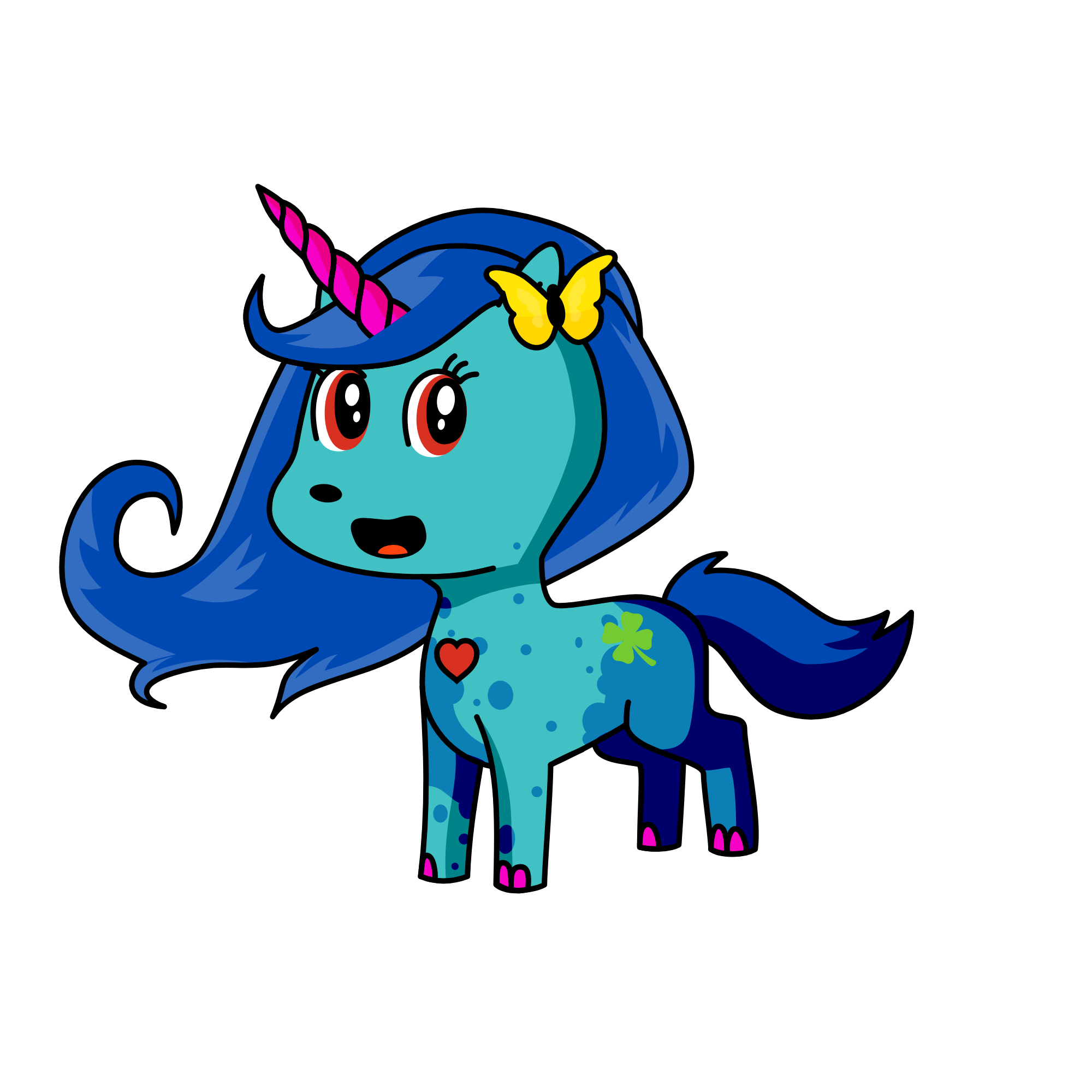 Midnight, the unicorn