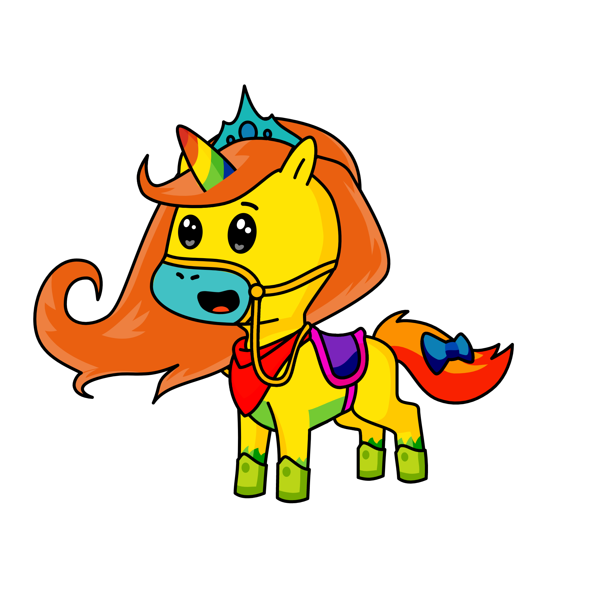 rainbow, the unicorn
