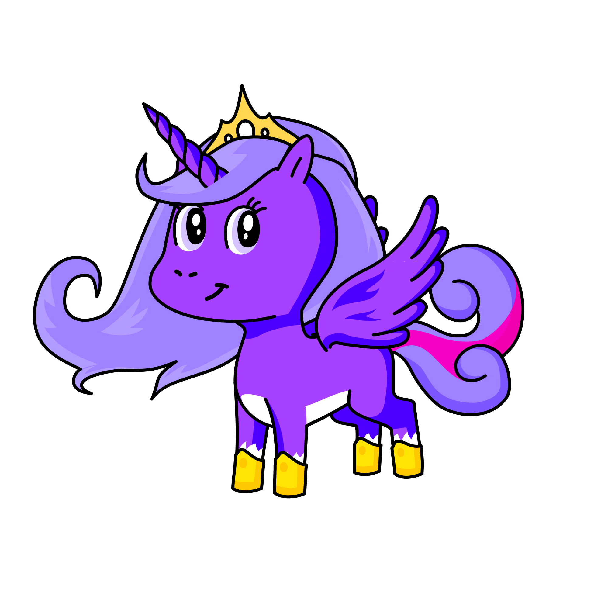 Princess Twighlight Sparkle, the unicorn