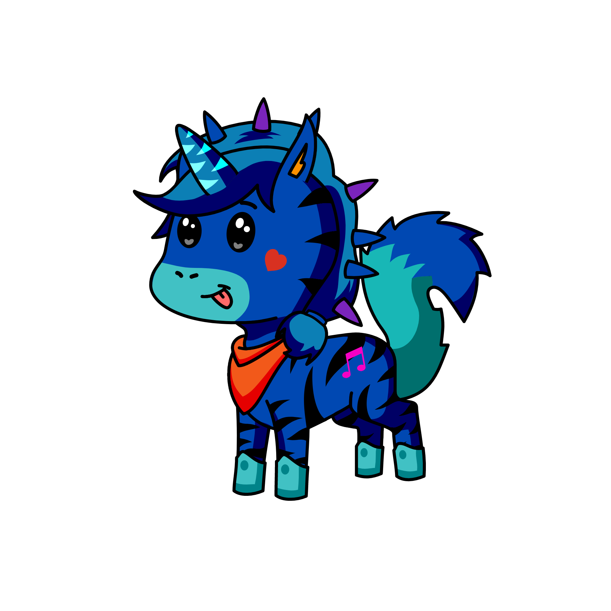 night_flurry, the unicorn
