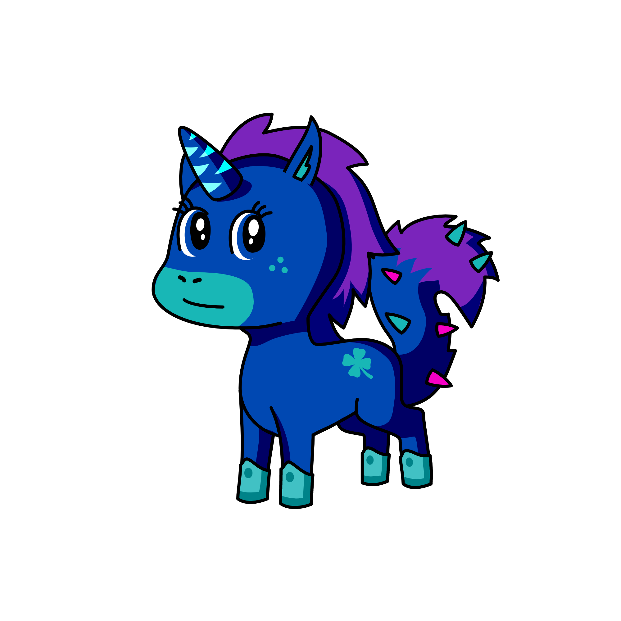 Scarllet, the unicorn