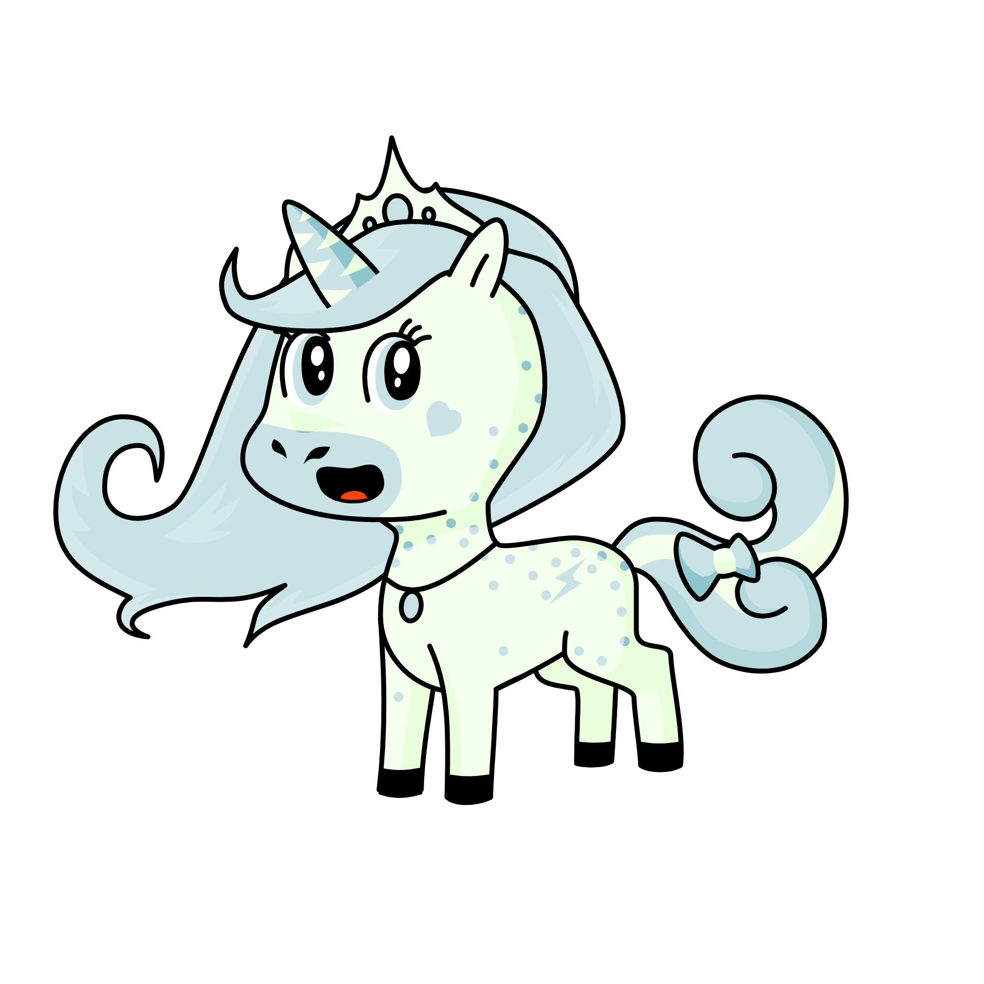 Snow, the unicorn