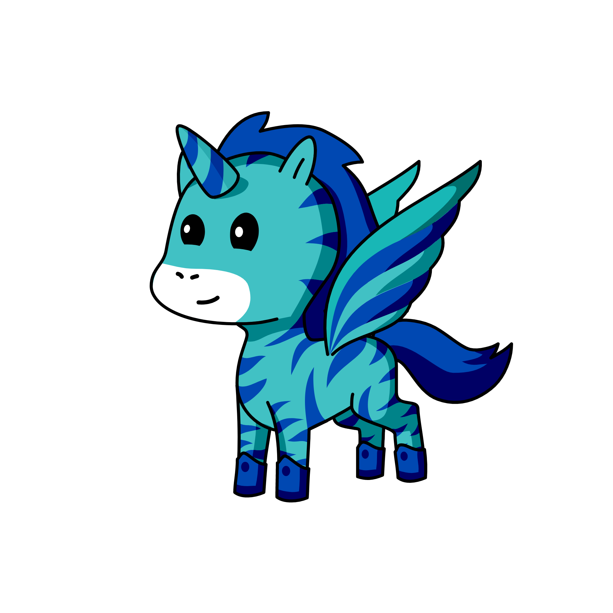 Fun run, the unicorn