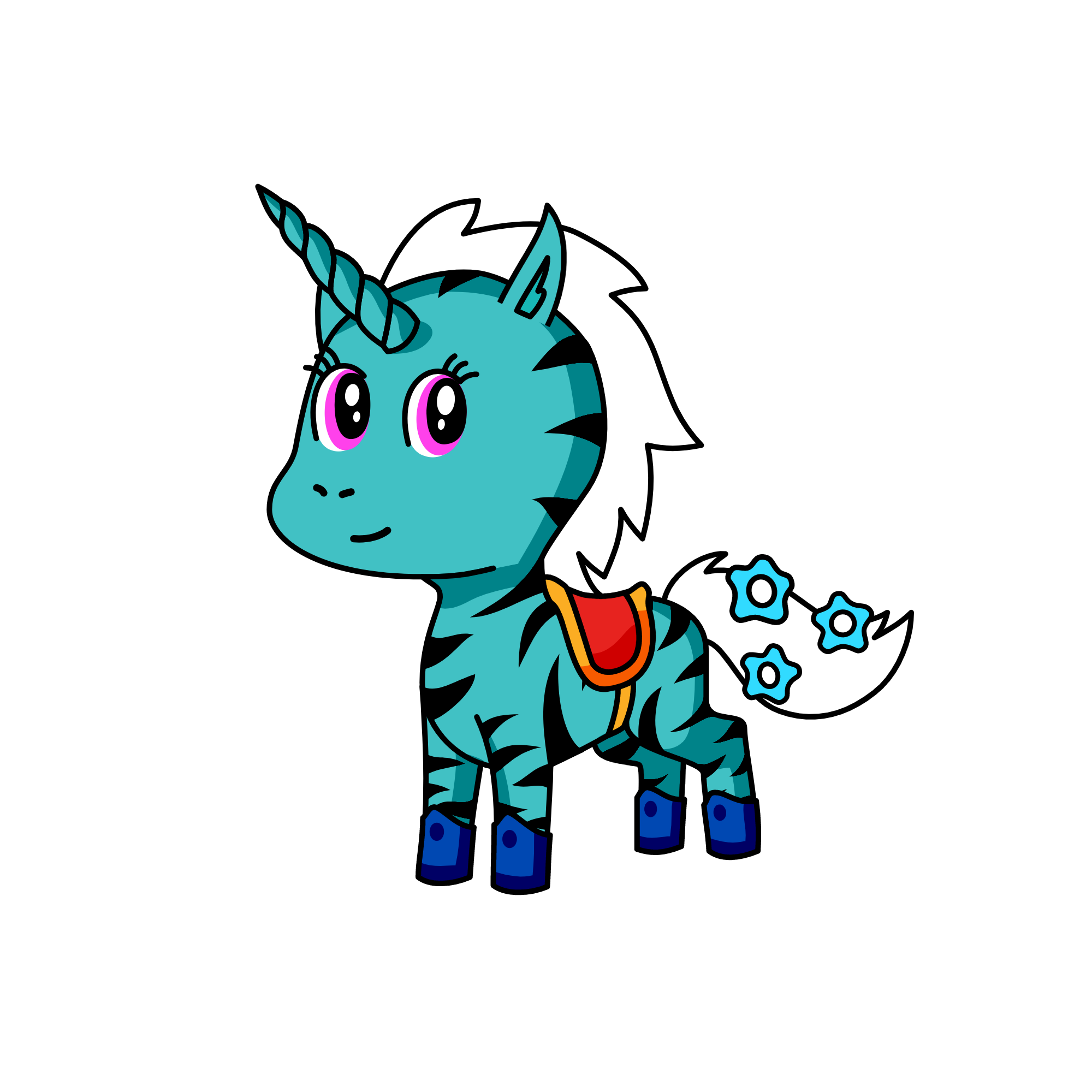 Moonlight, the unicorn