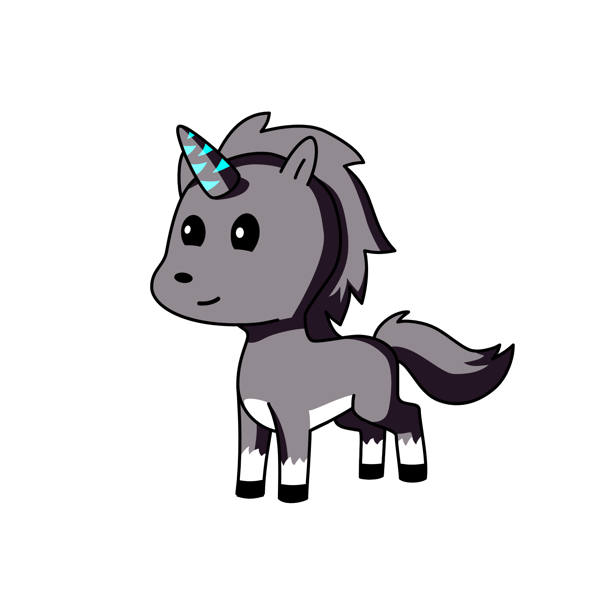 king, the unicorn