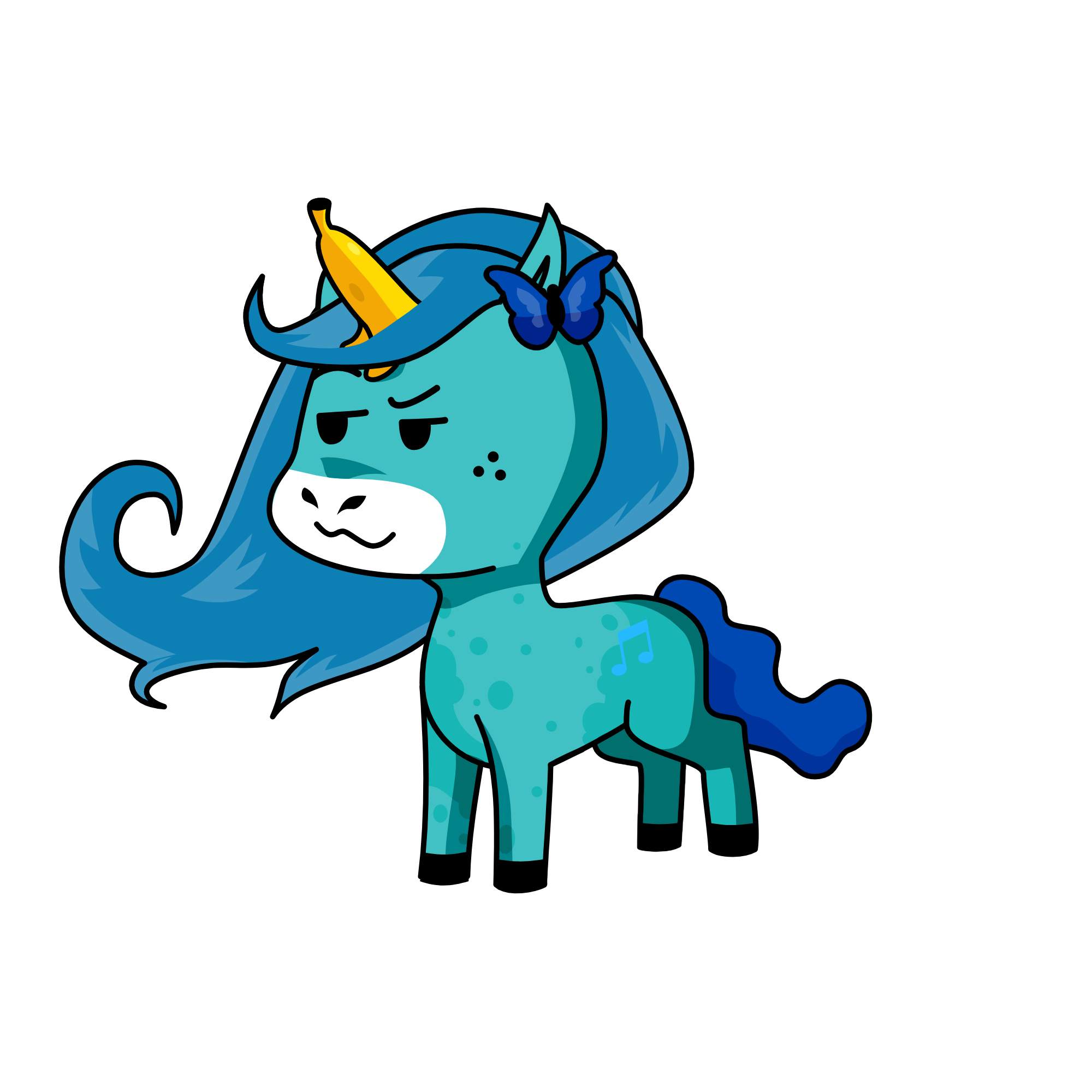 angry , the unicorn