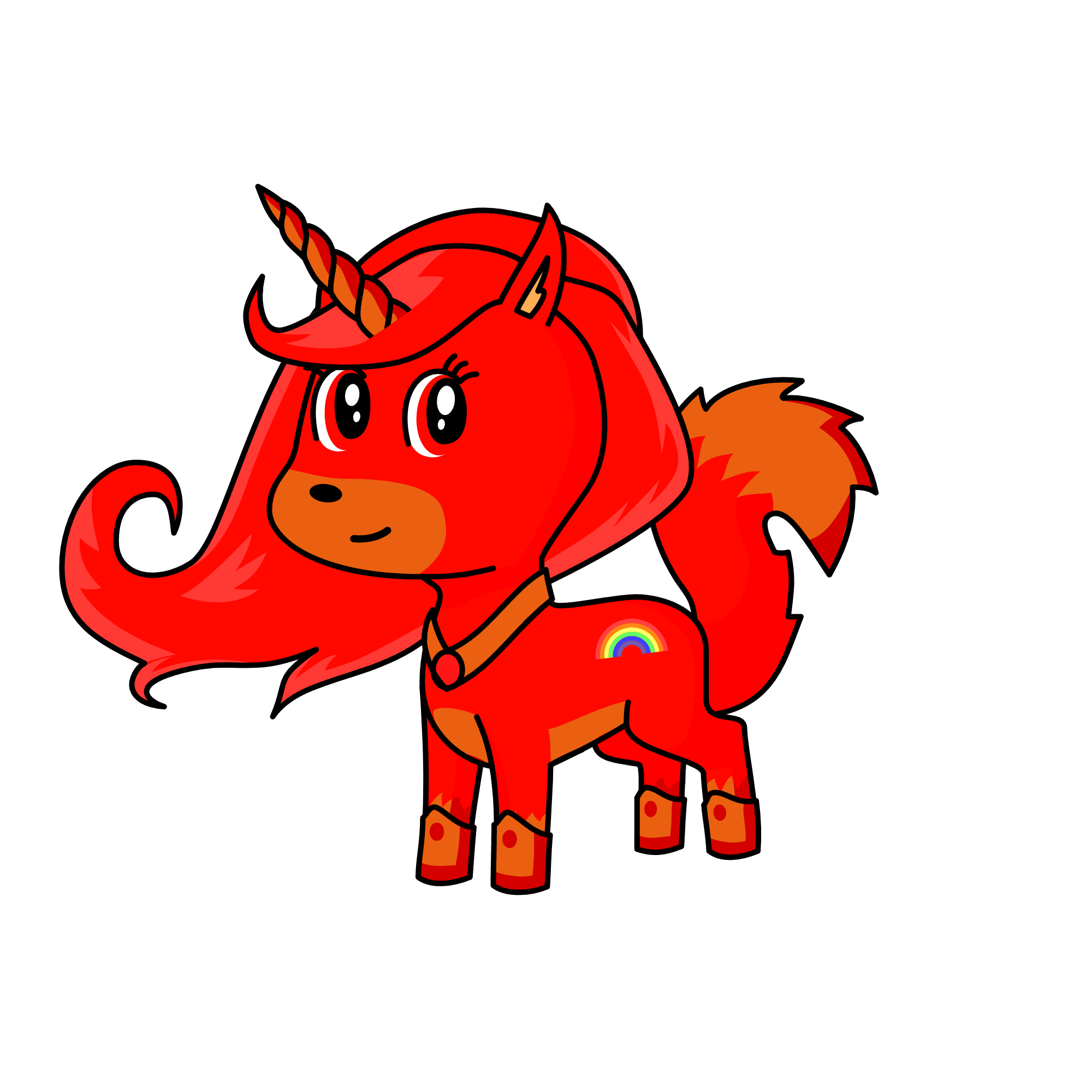 Fire, the unicorn