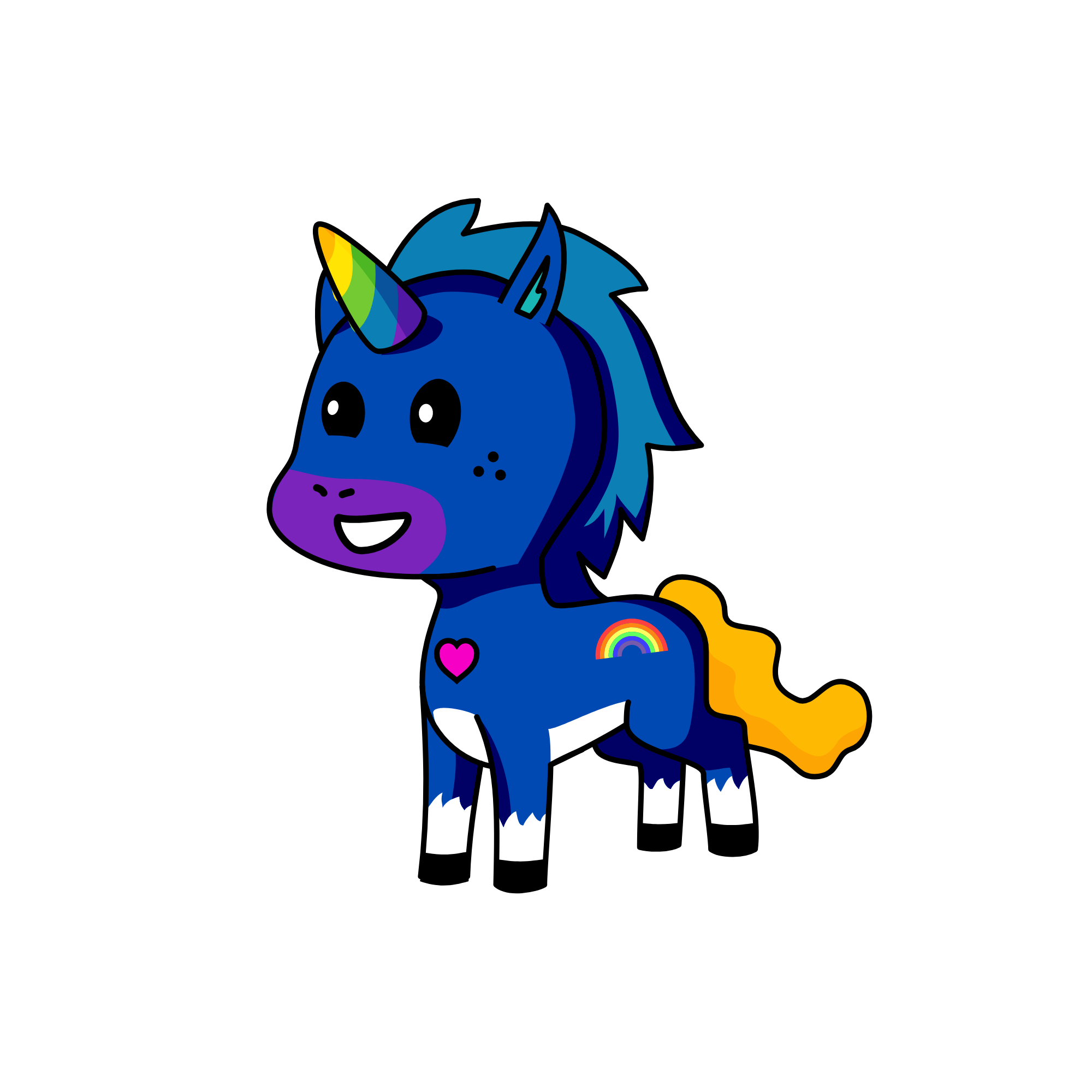 dark, the unicorn