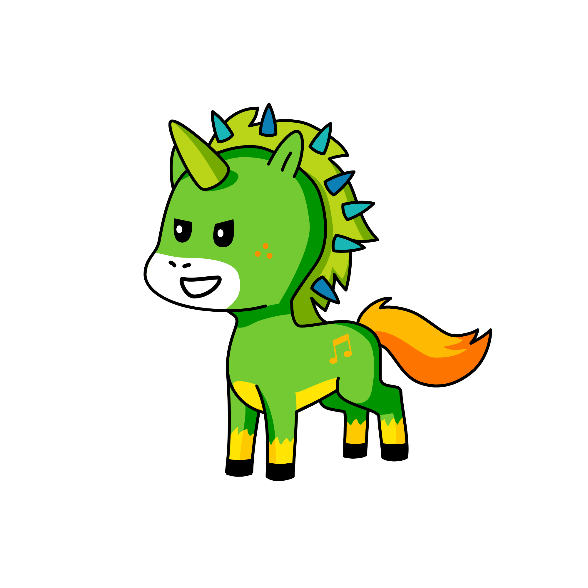 not out, the unicorn