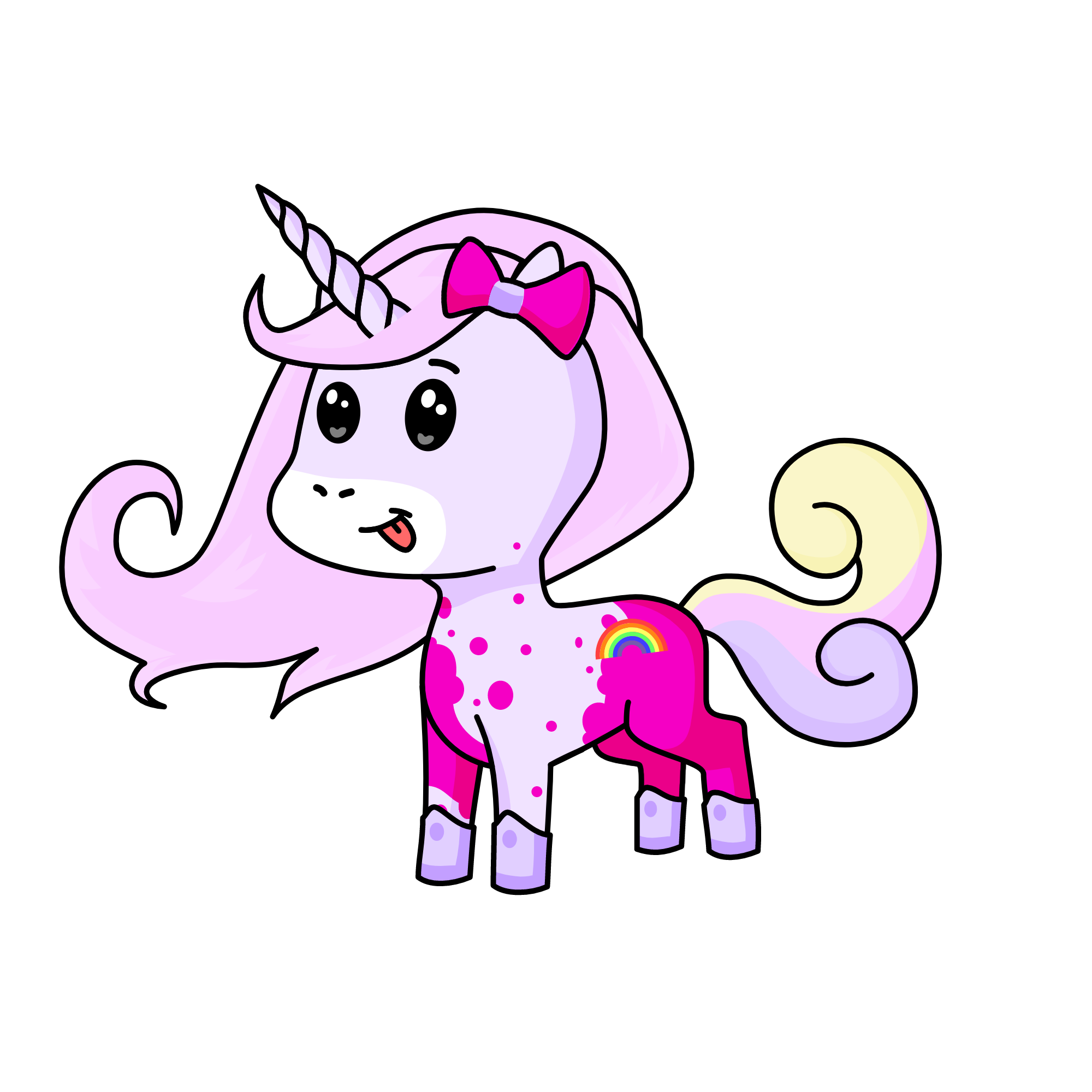 Candy floss, the unicorn