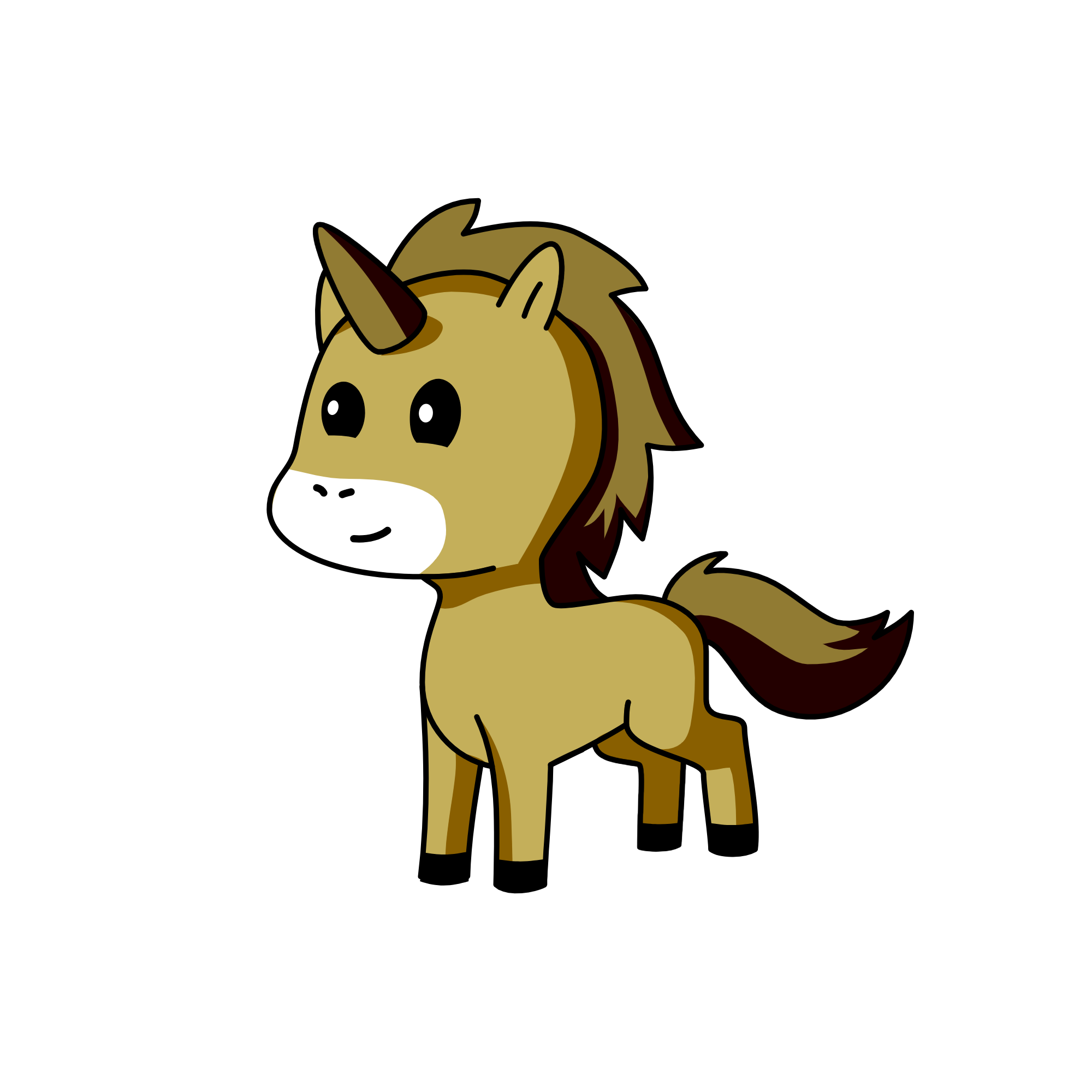 Brownie, the unicorn