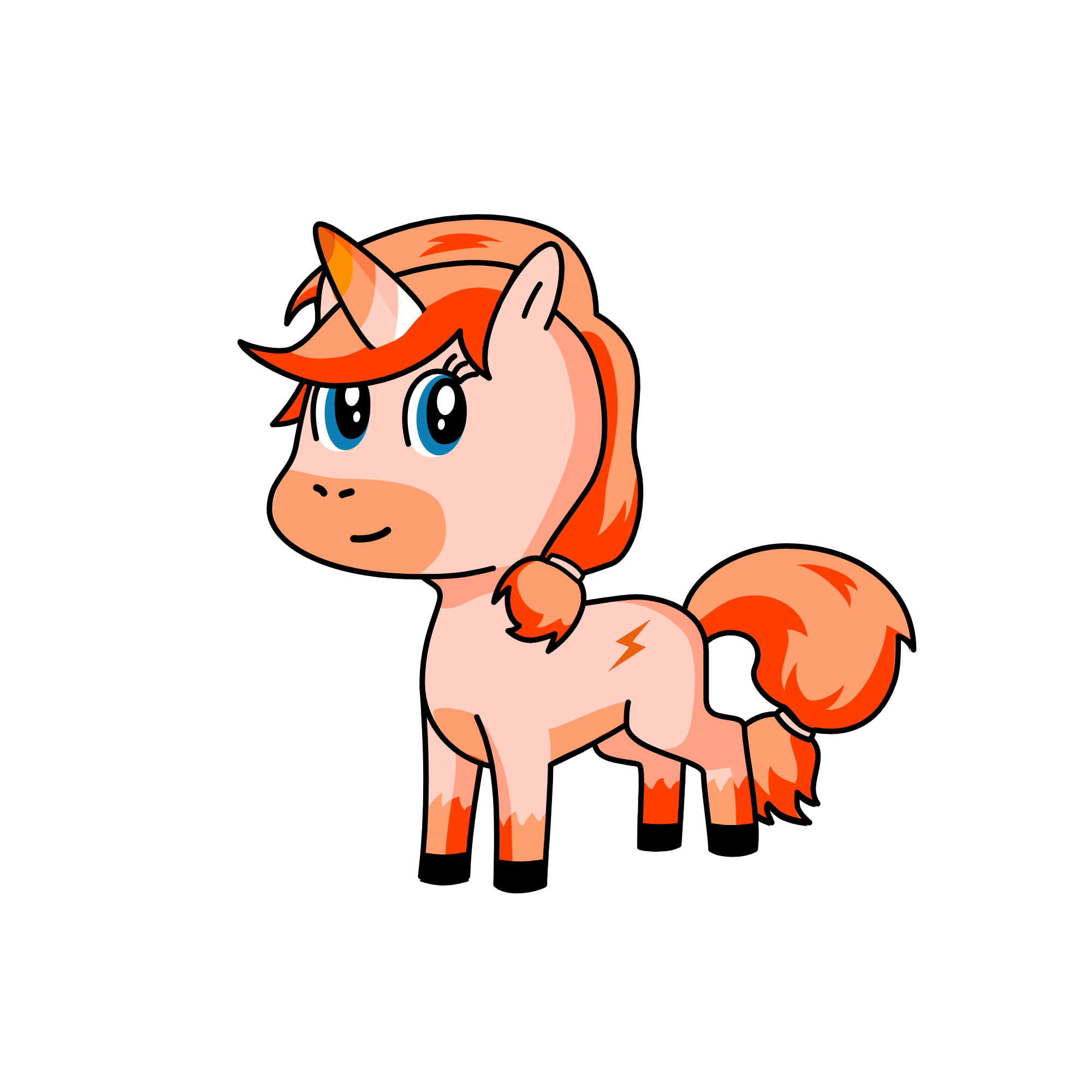 coral, the unicorn