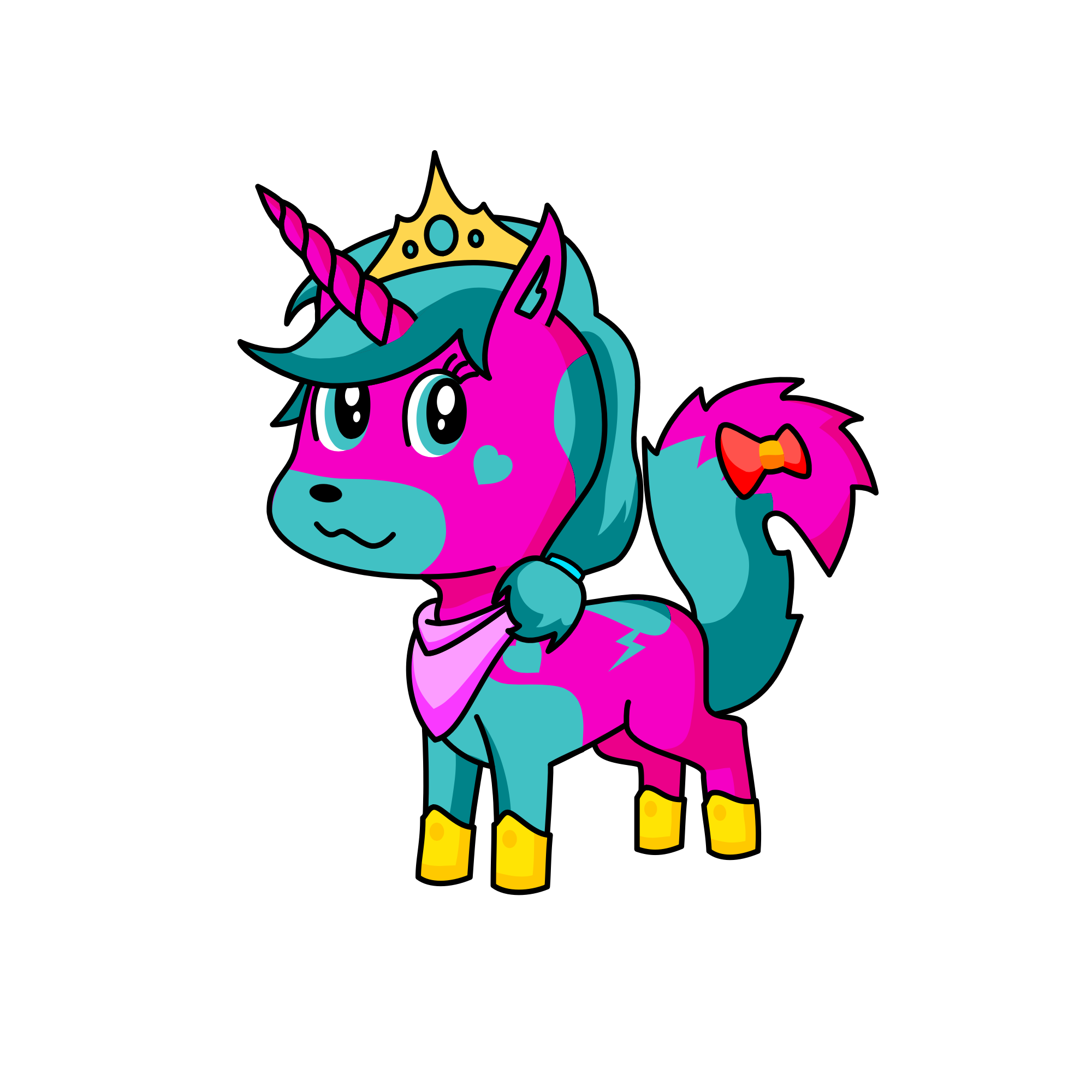 Rosey, the unicorn