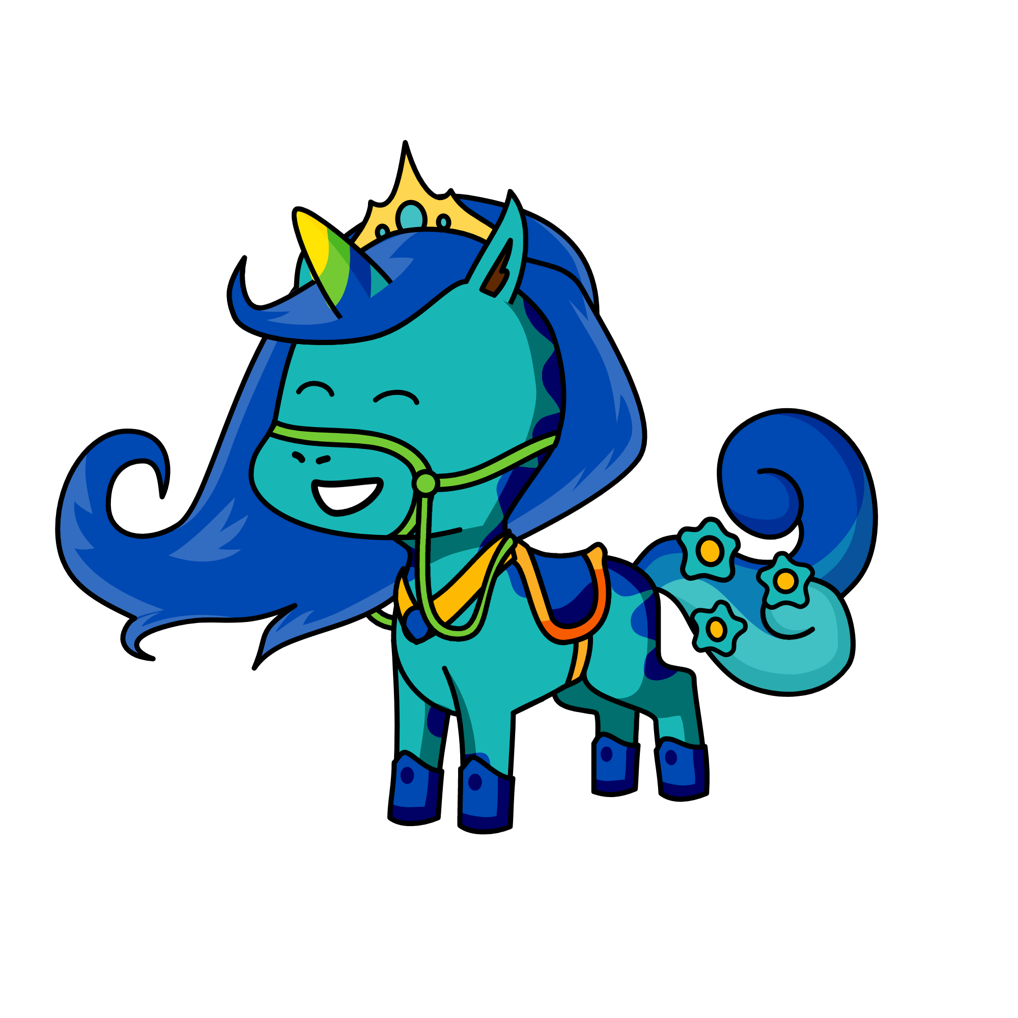 aqua, the unicorn