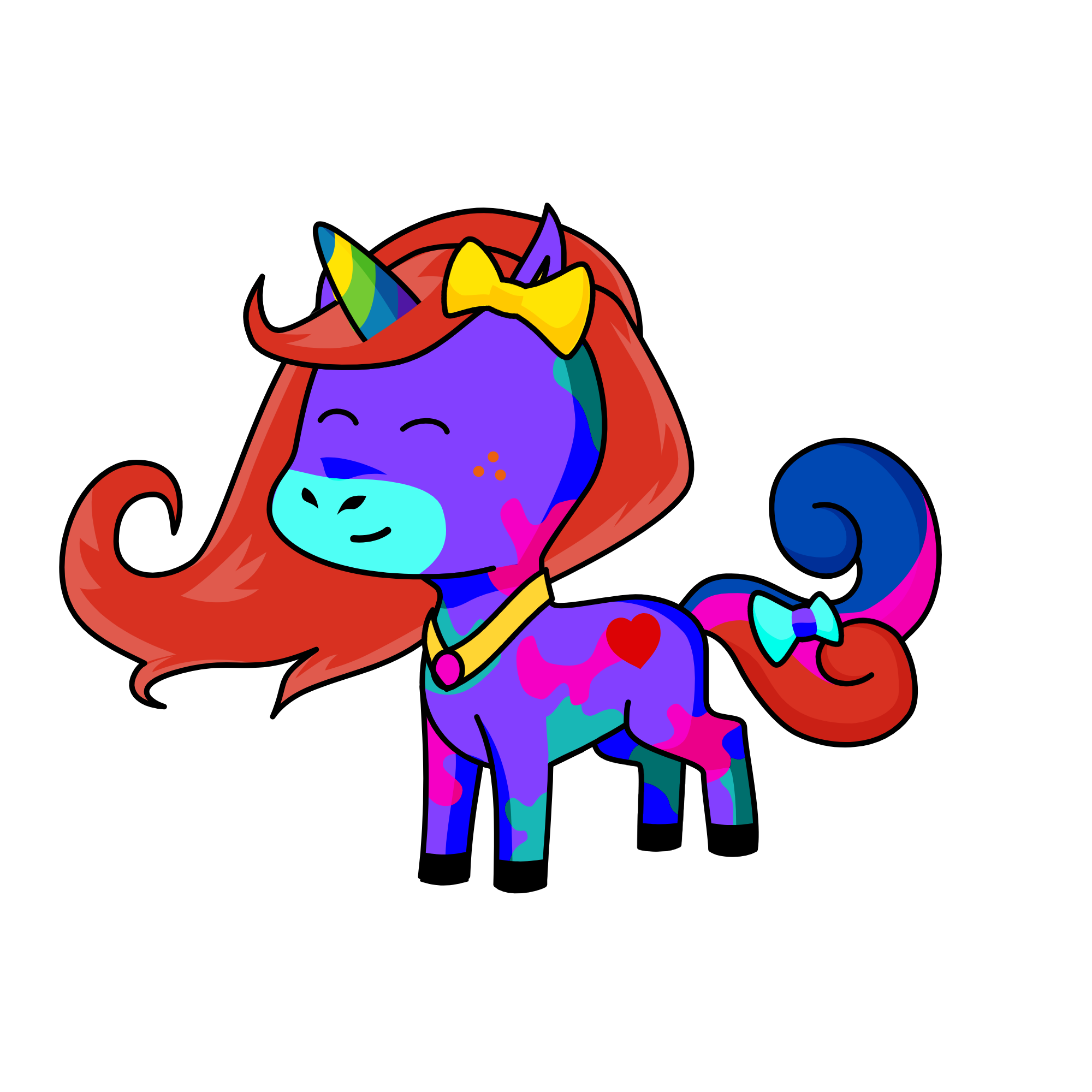 night girl, the unicorn