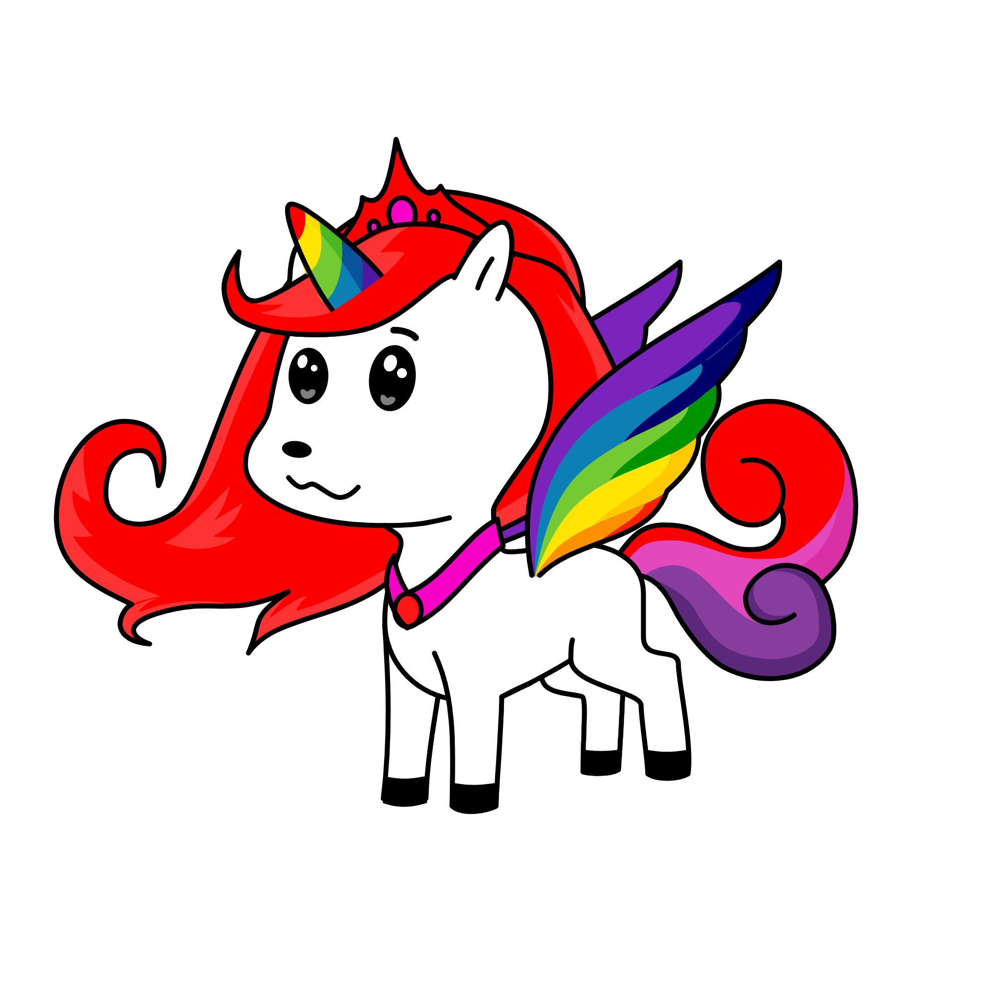 prinses reinbou, the unicorn