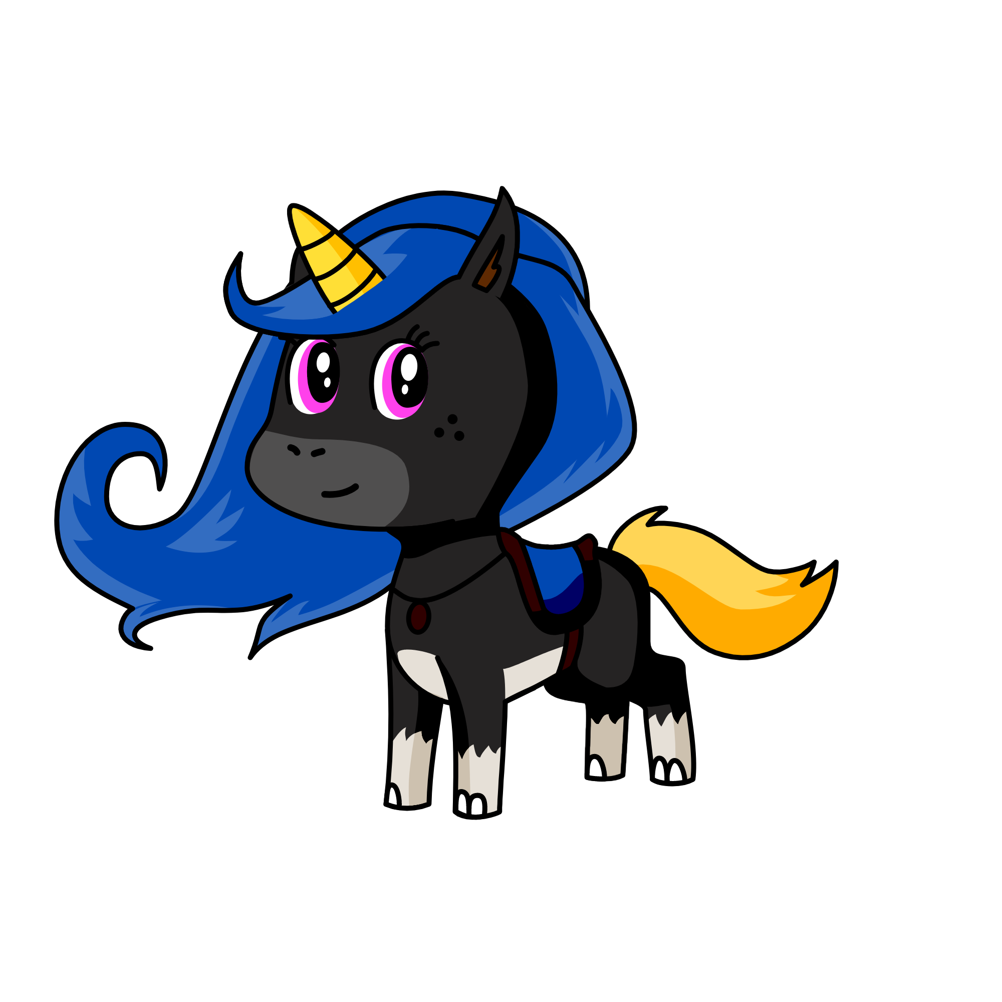 dark, the unicorn