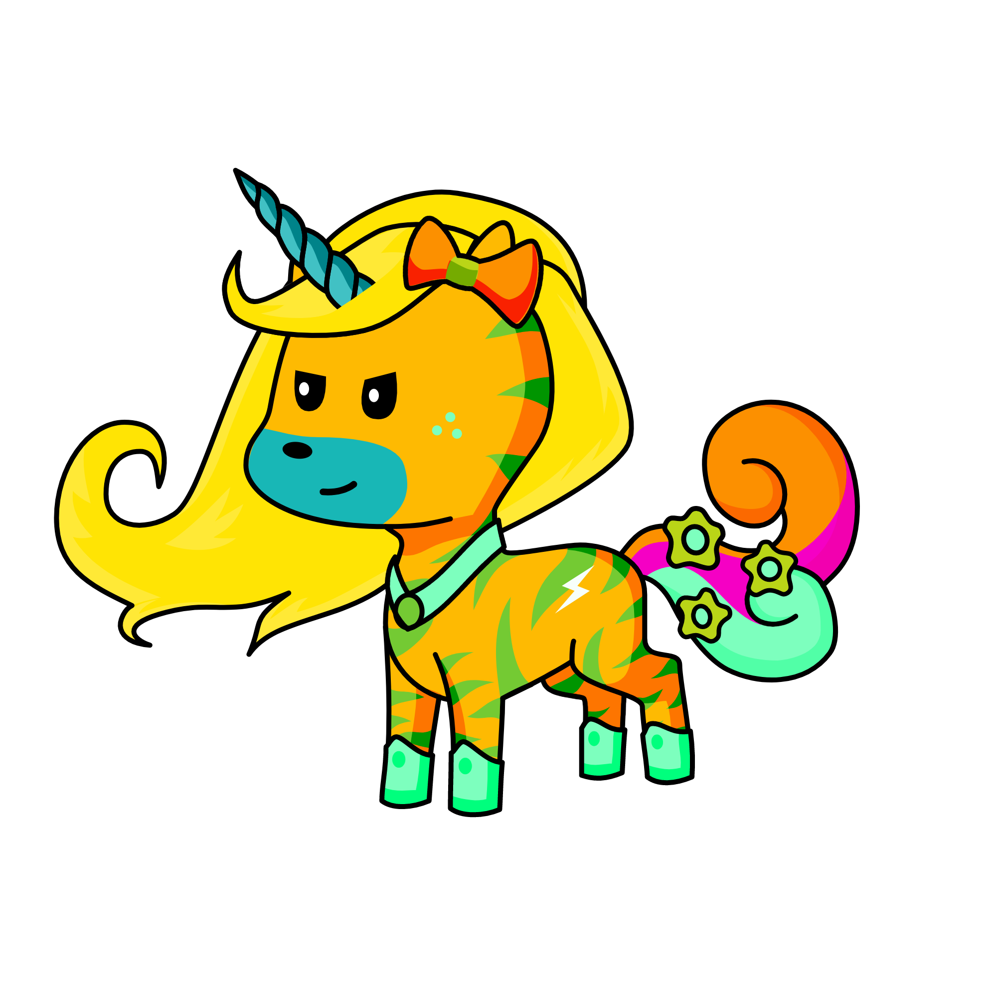 ruby made gabi, the unicorn